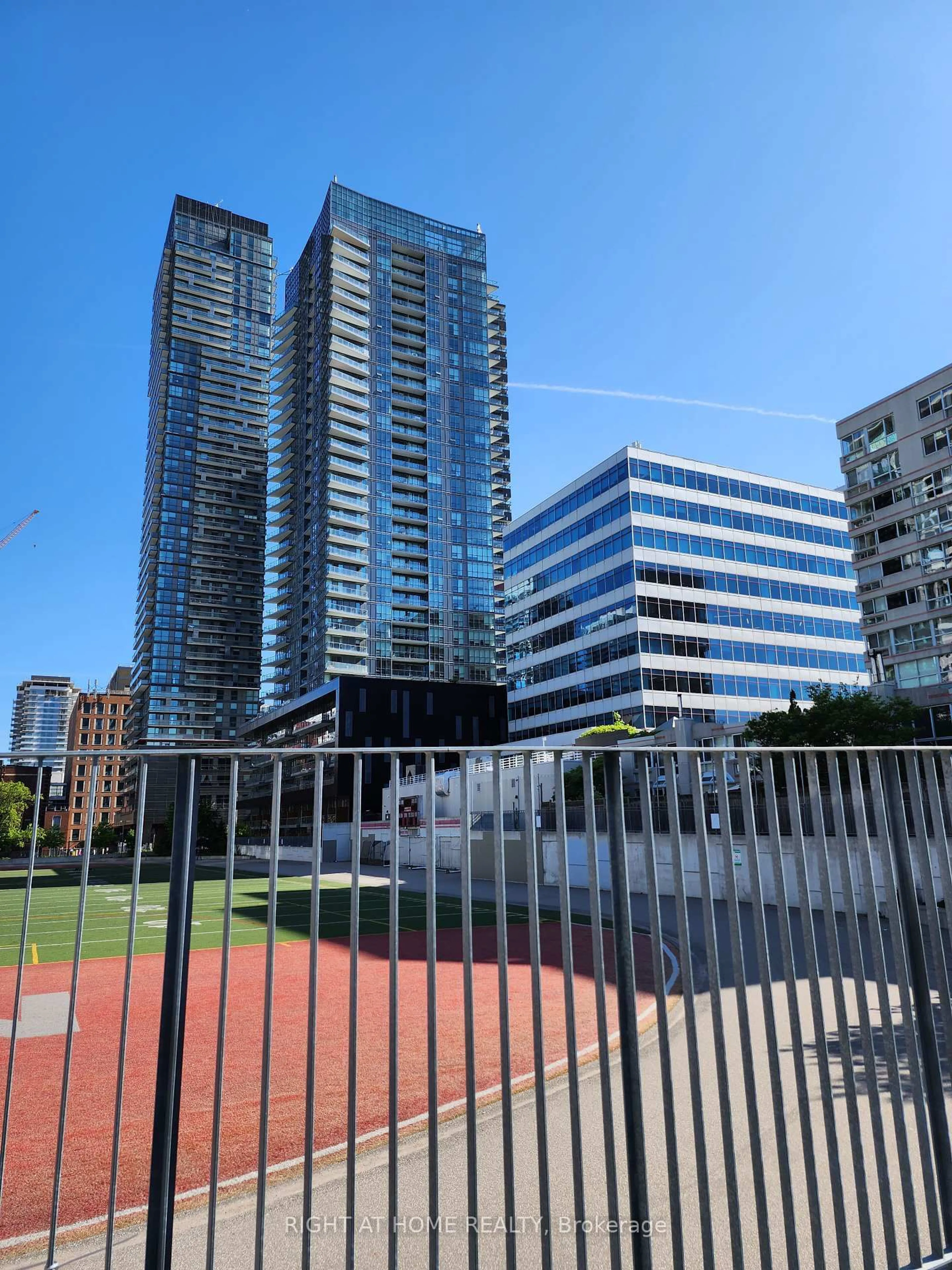 A pic from outside/outdoor area/front of a property/back of a property/a pic from drone, city buildings view from balcony for 30 Roehampton Ave #2308, Toronto Ontario M4P 0B9