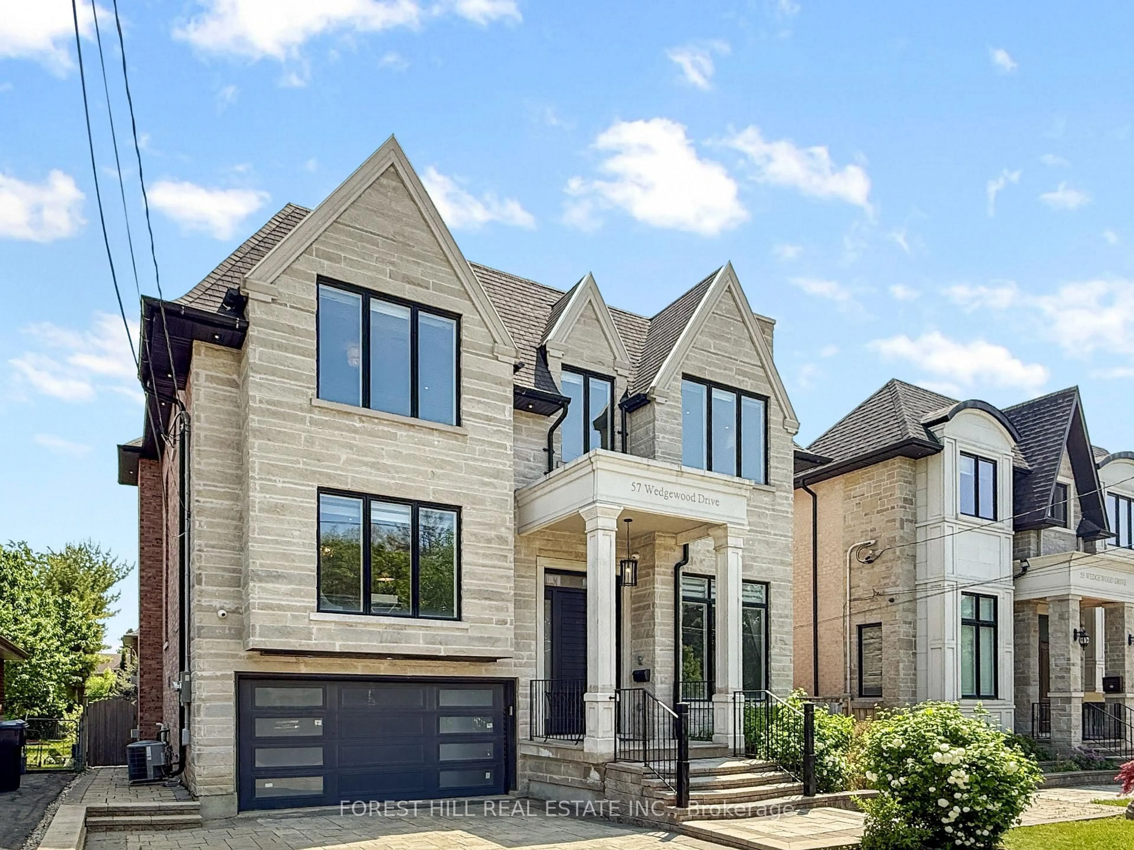 Home with brick exterior material, street for 57 Wedgewood Dr, Toronto Ontario M2M 2H4