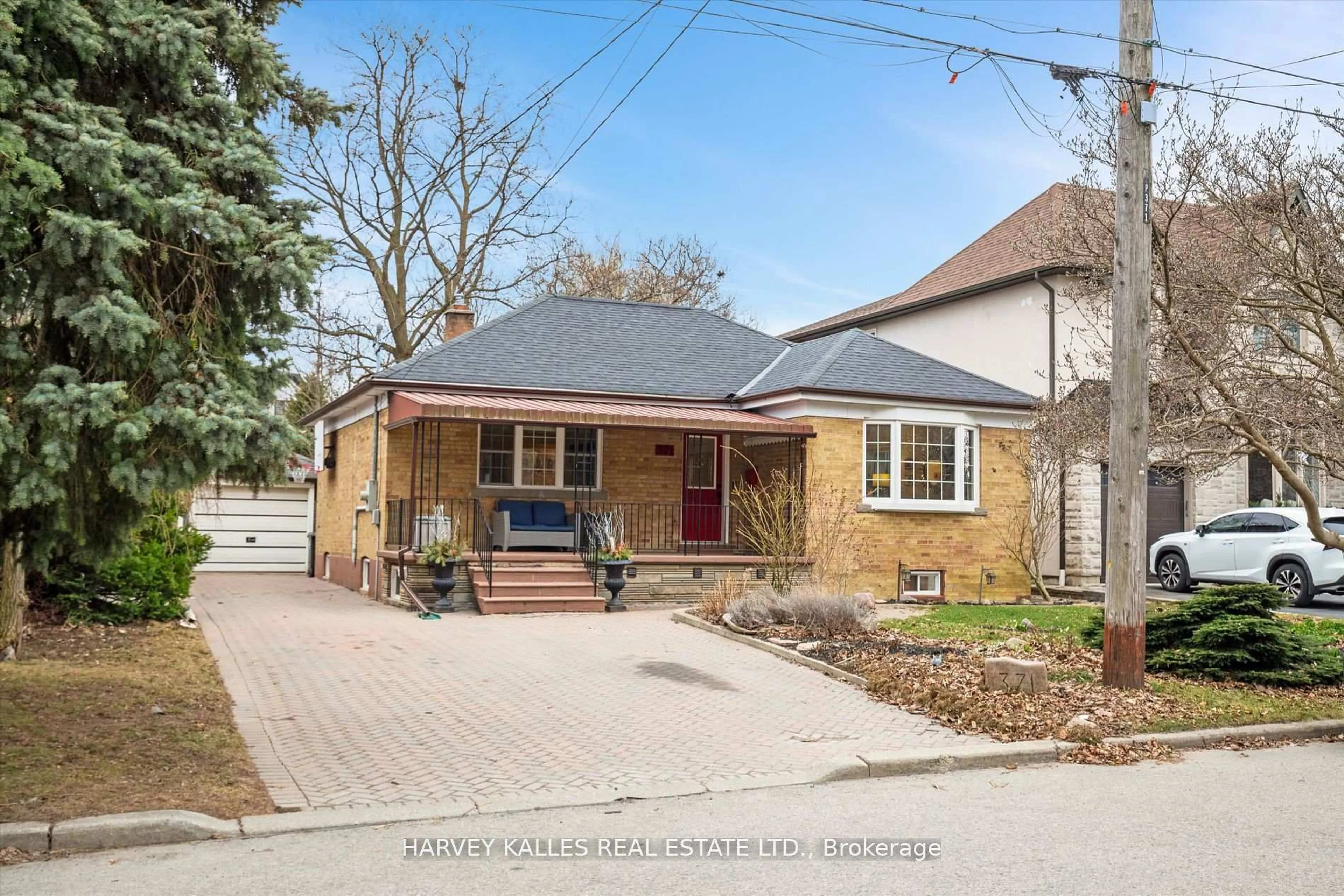 Home with brick exterior material, street for 371 Hounslow Ave, Toronto Ontario M2R 1H7