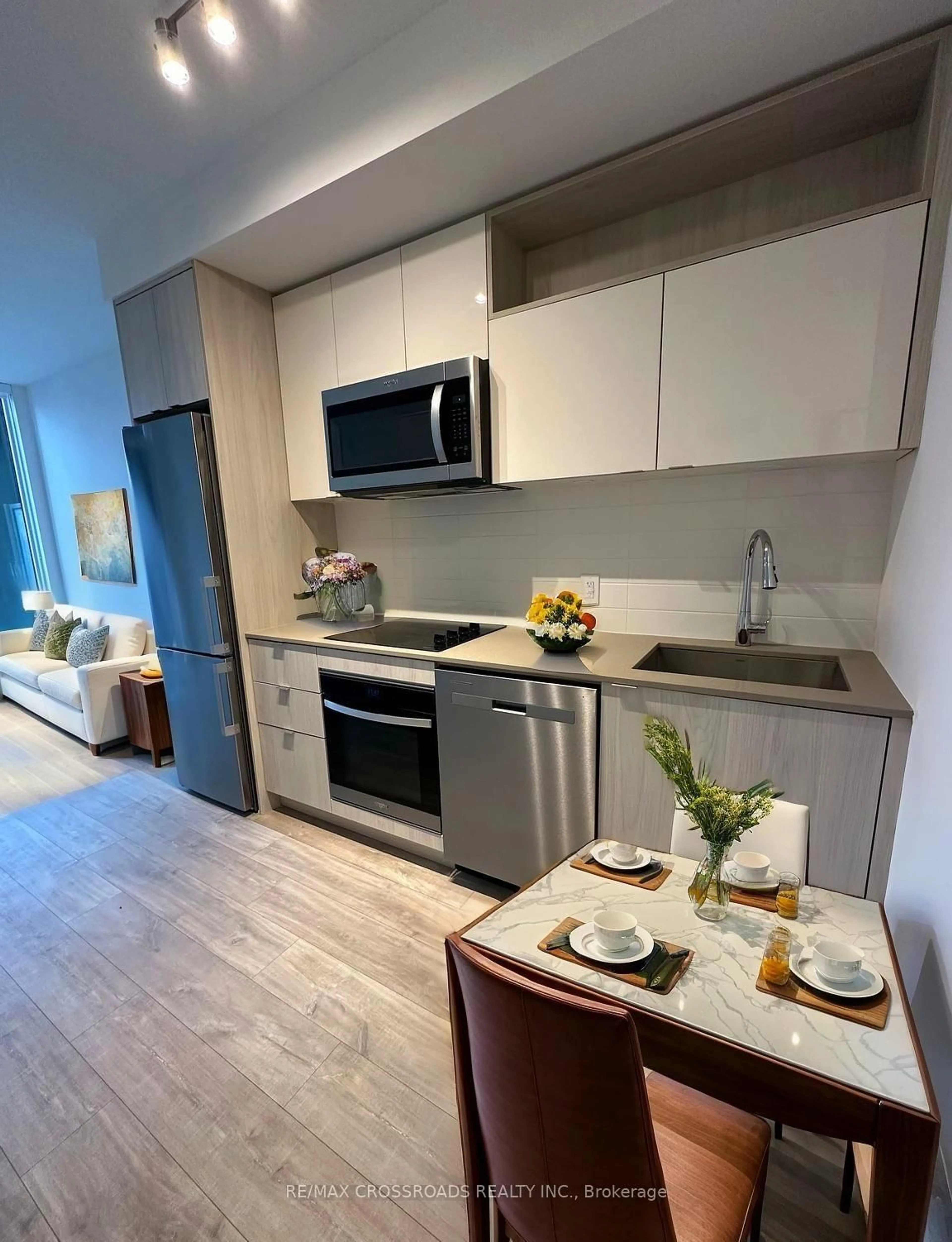 Open concept kitchen, unknown for 70 Princess St #406, Toronto Ontario M5A 0X6