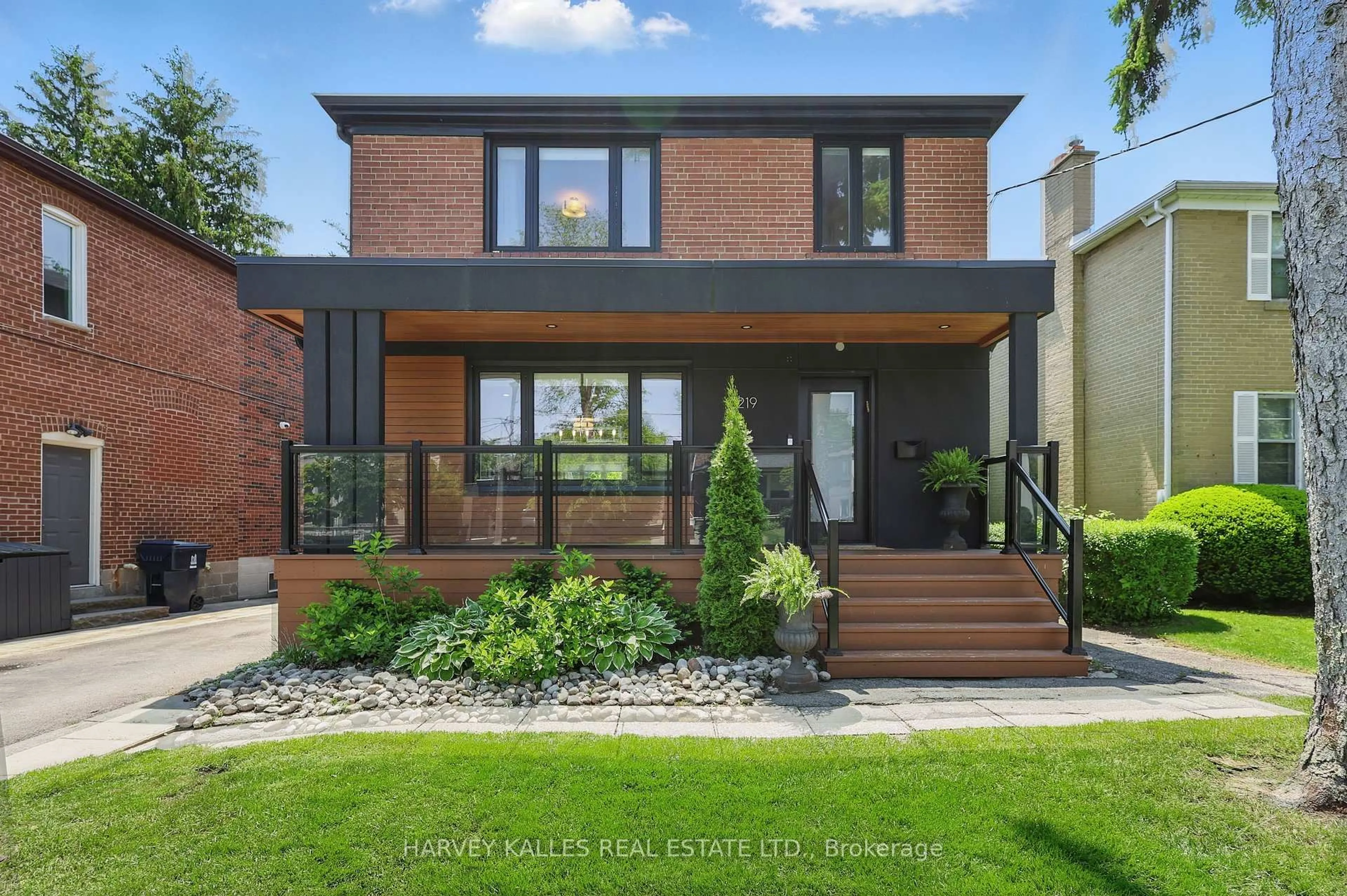 Home with brick exterior material, street for 219 Delhi Ave, Toronto Ontario M3H 1A9