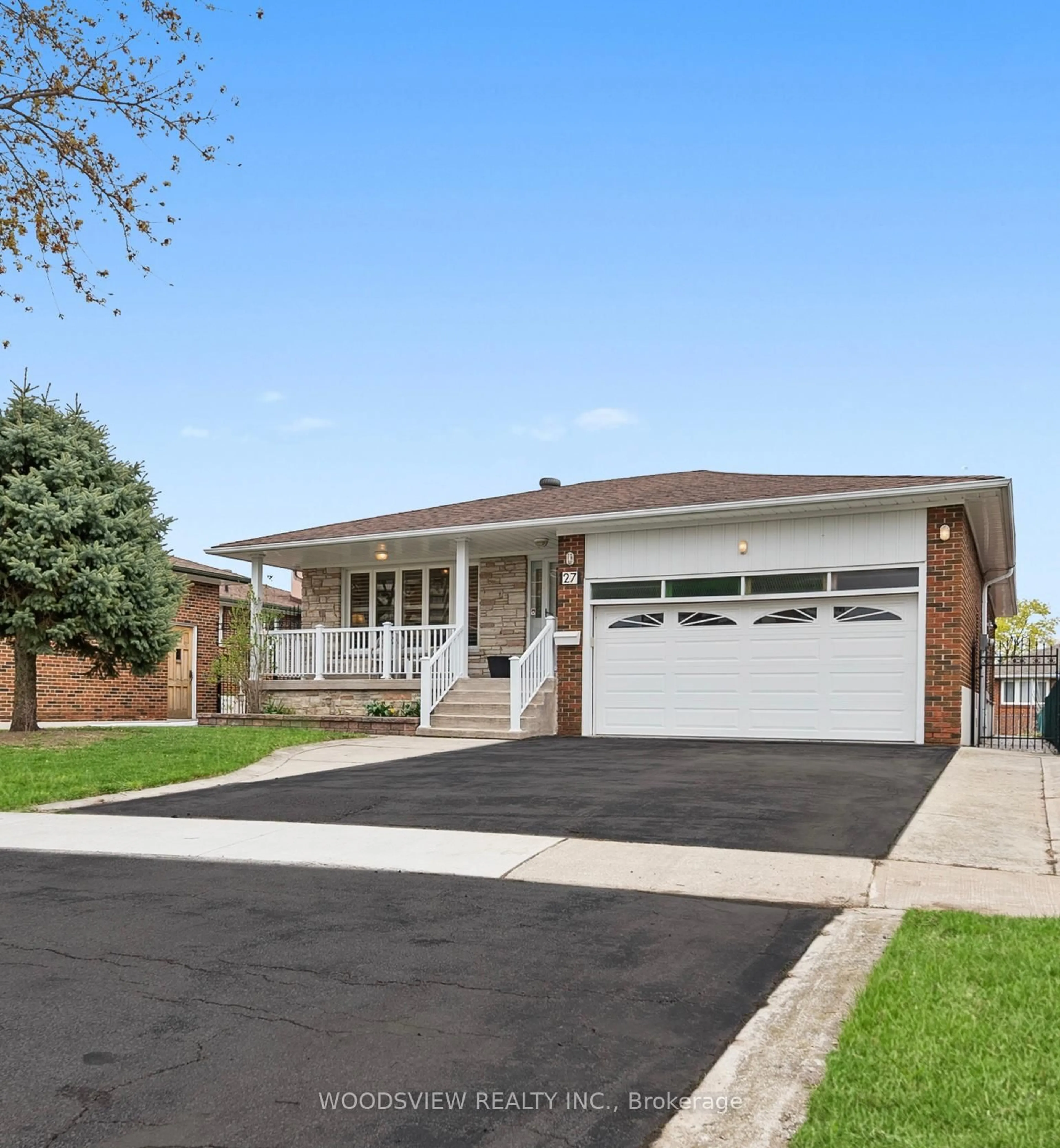 Home with brick exterior material, street for 27 Bowhill Cres, Toronto Ontario M2J 3S1