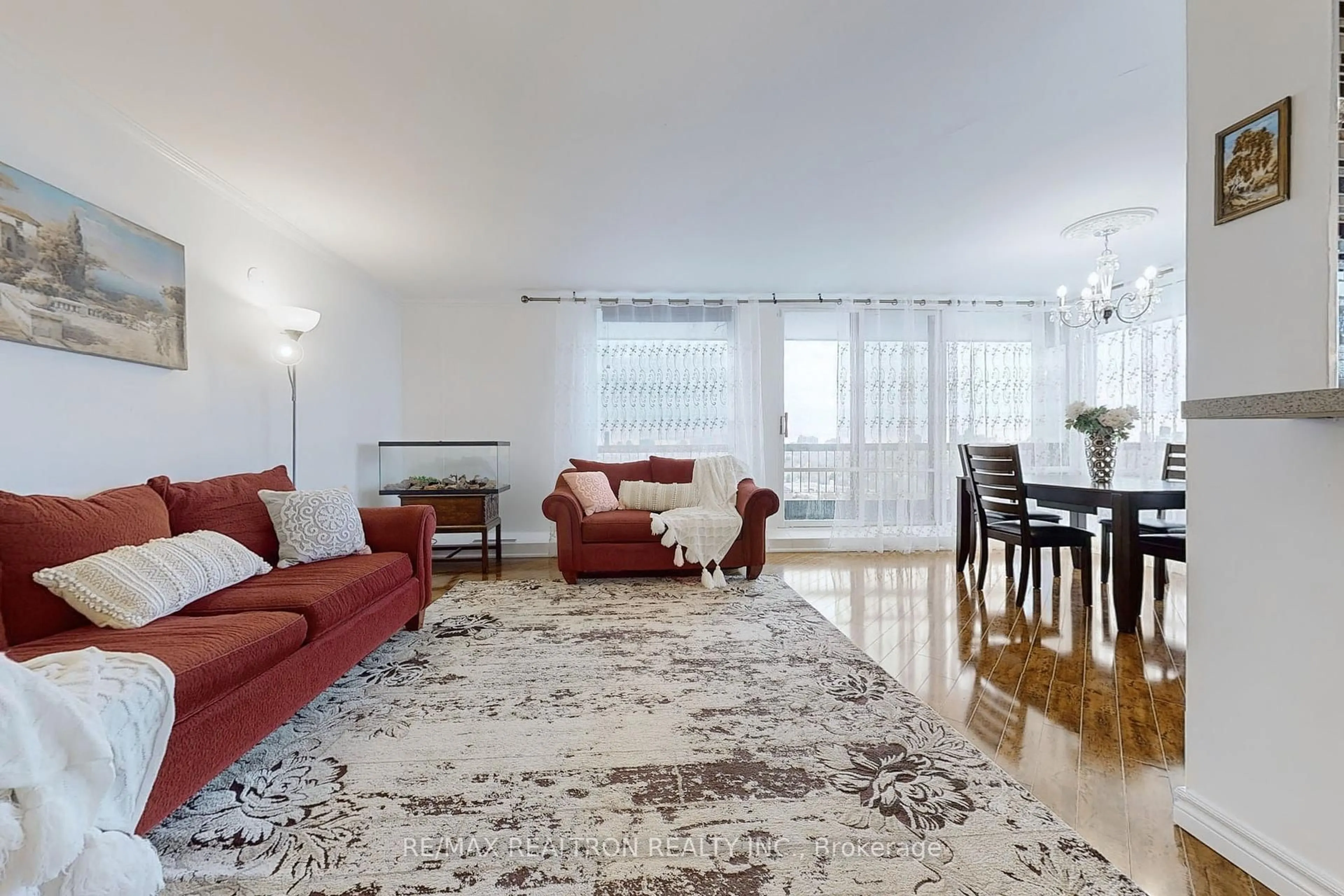 Living room with furniture, unknown for 135 Antibes Dr #1706, Toronto Ontario M2R 2Z1