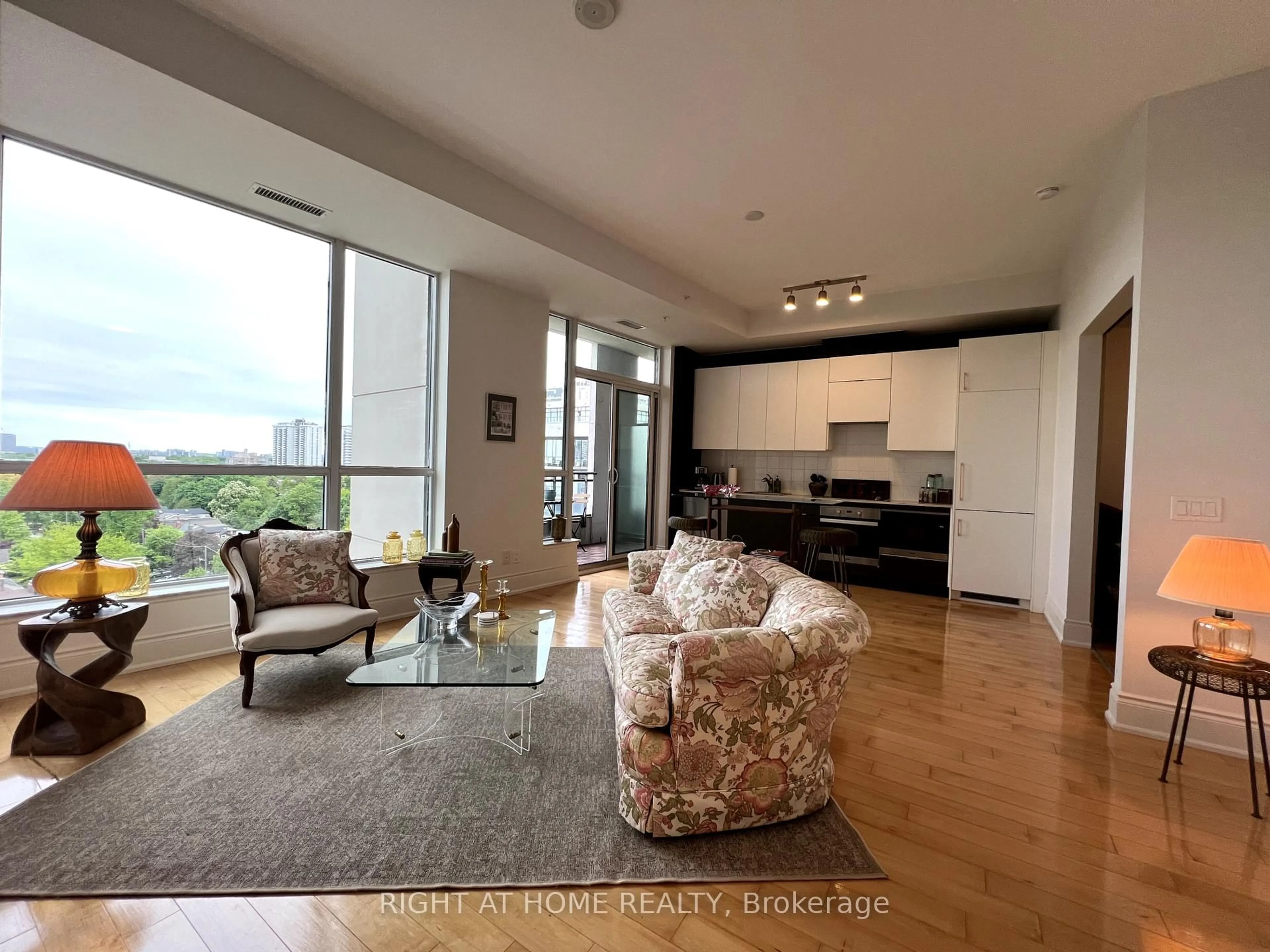 Living room with furniture, unknown for 23 Glebe Rd #906, Toronto Ontario M5P 0A1