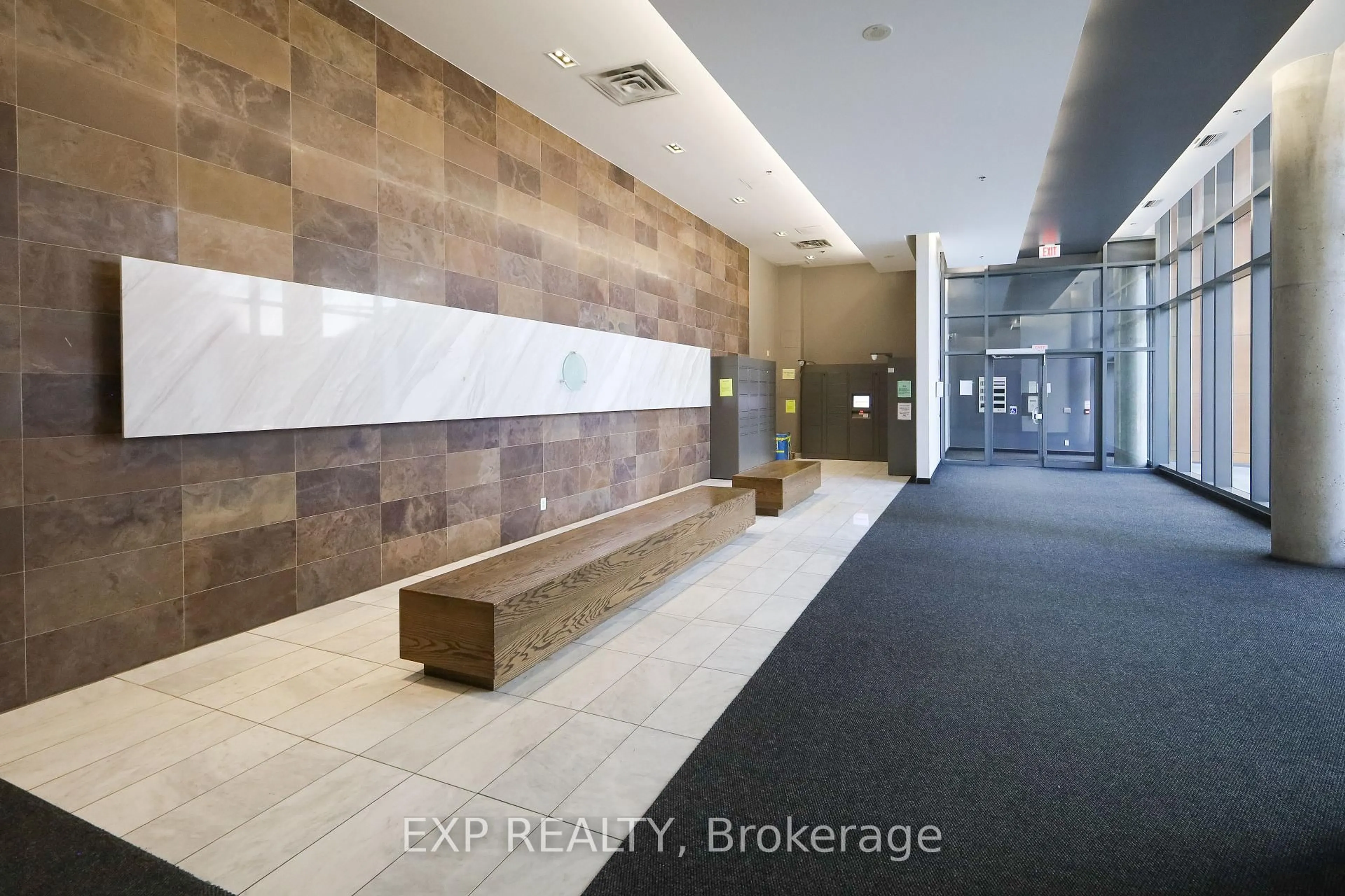 Indoor foyer for 20 Joe Shuster Way #322, Toronto Ontario M6K 0A3