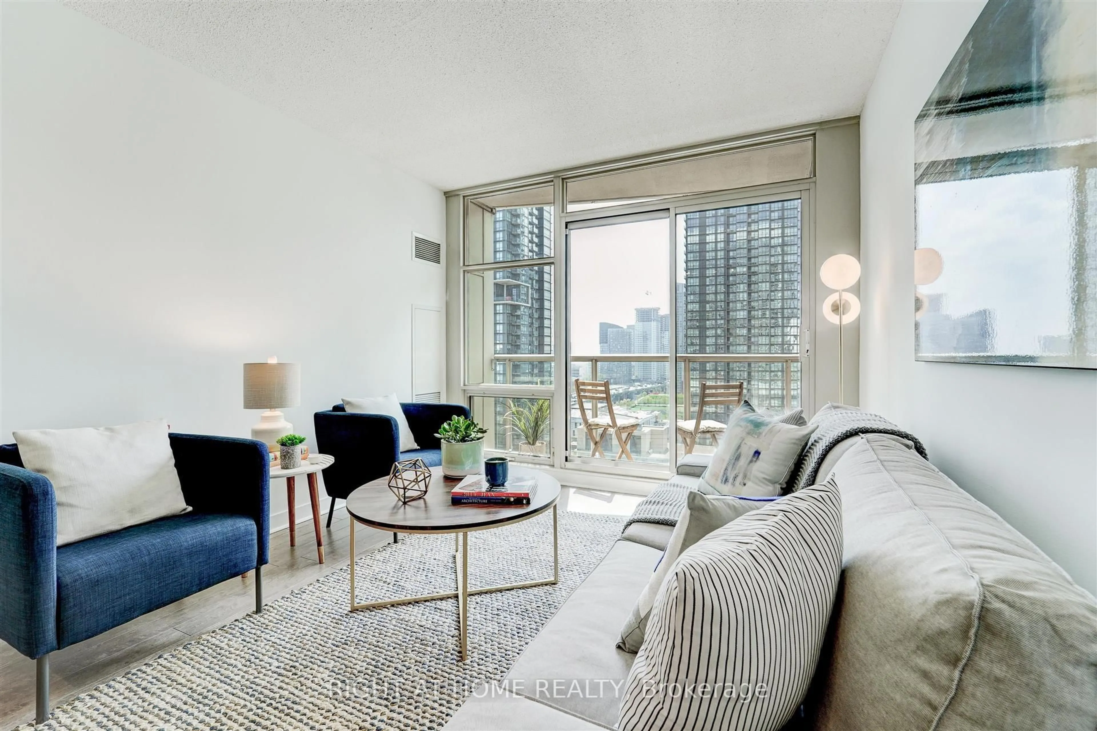 Living room with furniture, unknown for 10 Navy Wharf Crt #2001, Toronto Ontario M5V 3V2