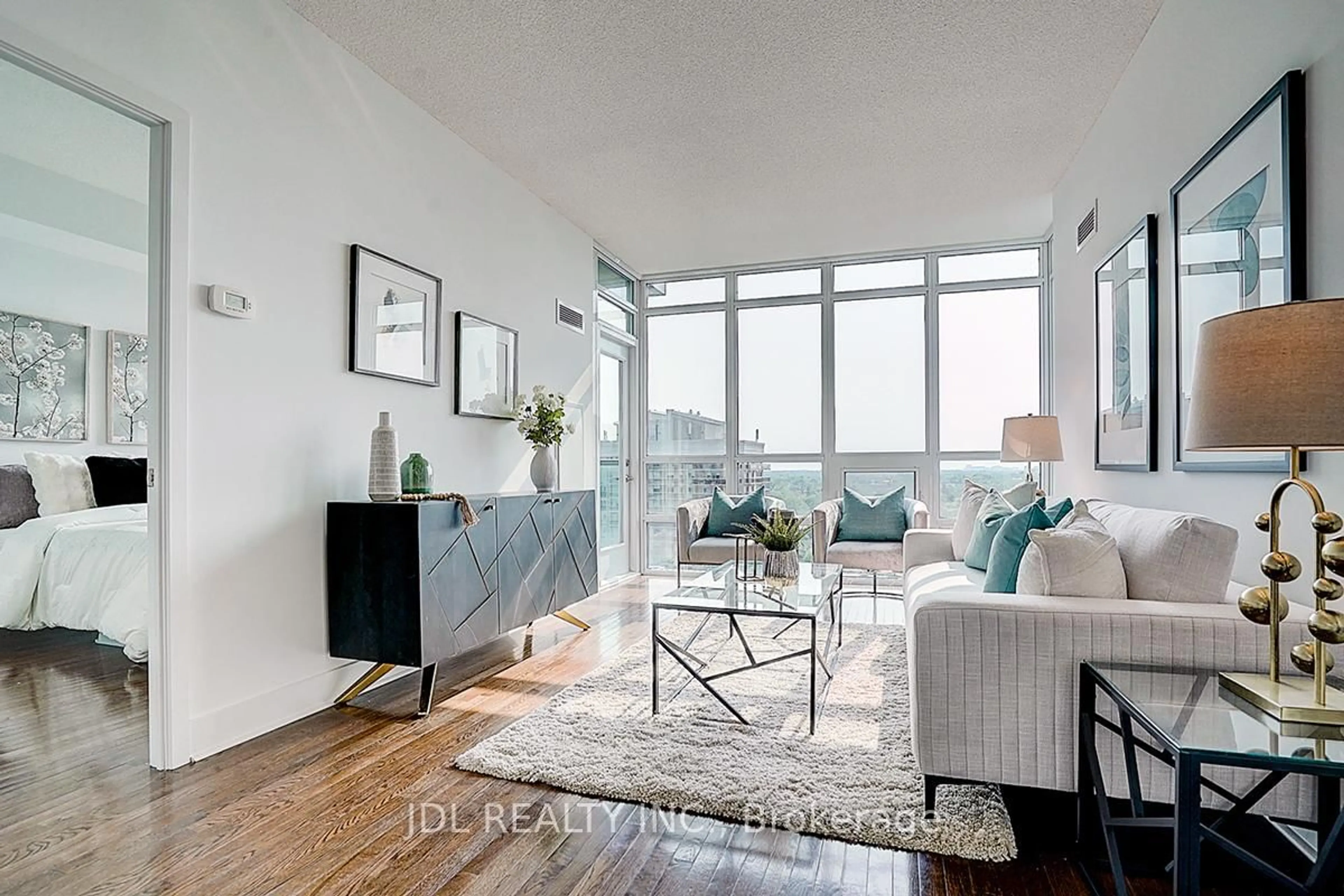 Living room with furniture, unknown for 26 Norton Ave #1601, Toronto Ontario M2N 0H6