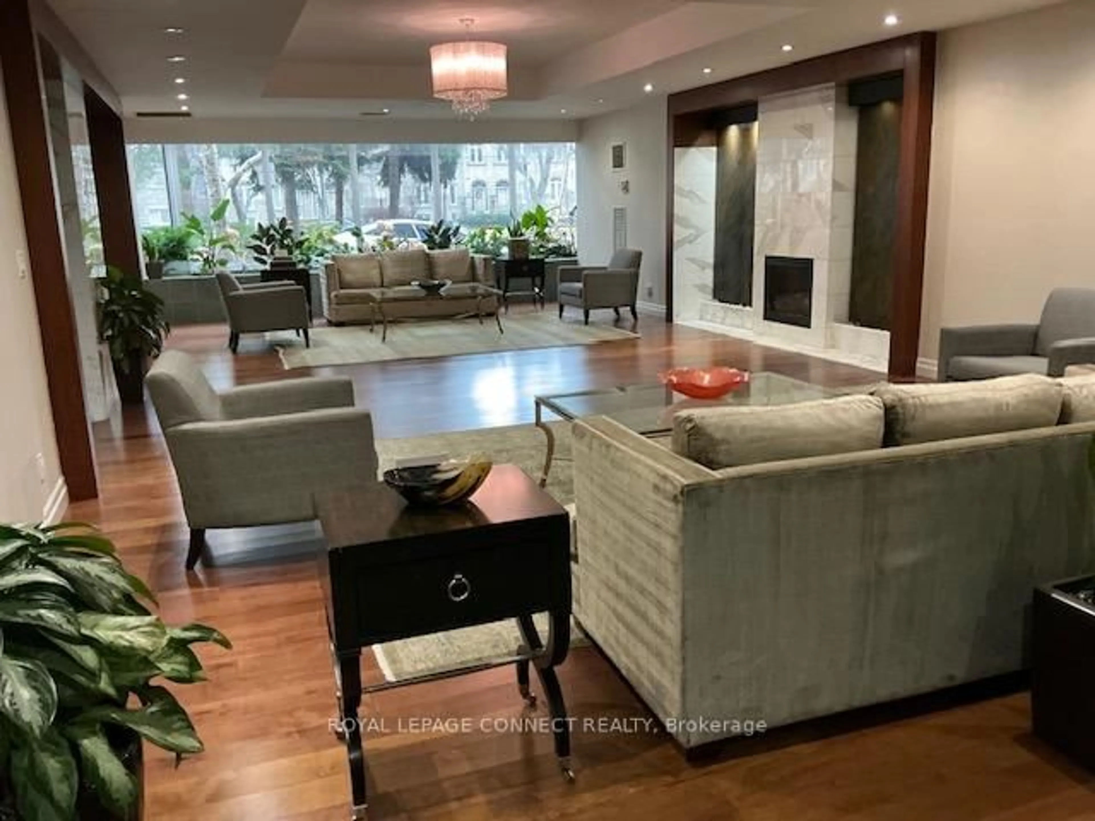 Living room with furniture, unknown for 65 Spring Garden Ave #2402, Toronto Ontario M2N 6H9