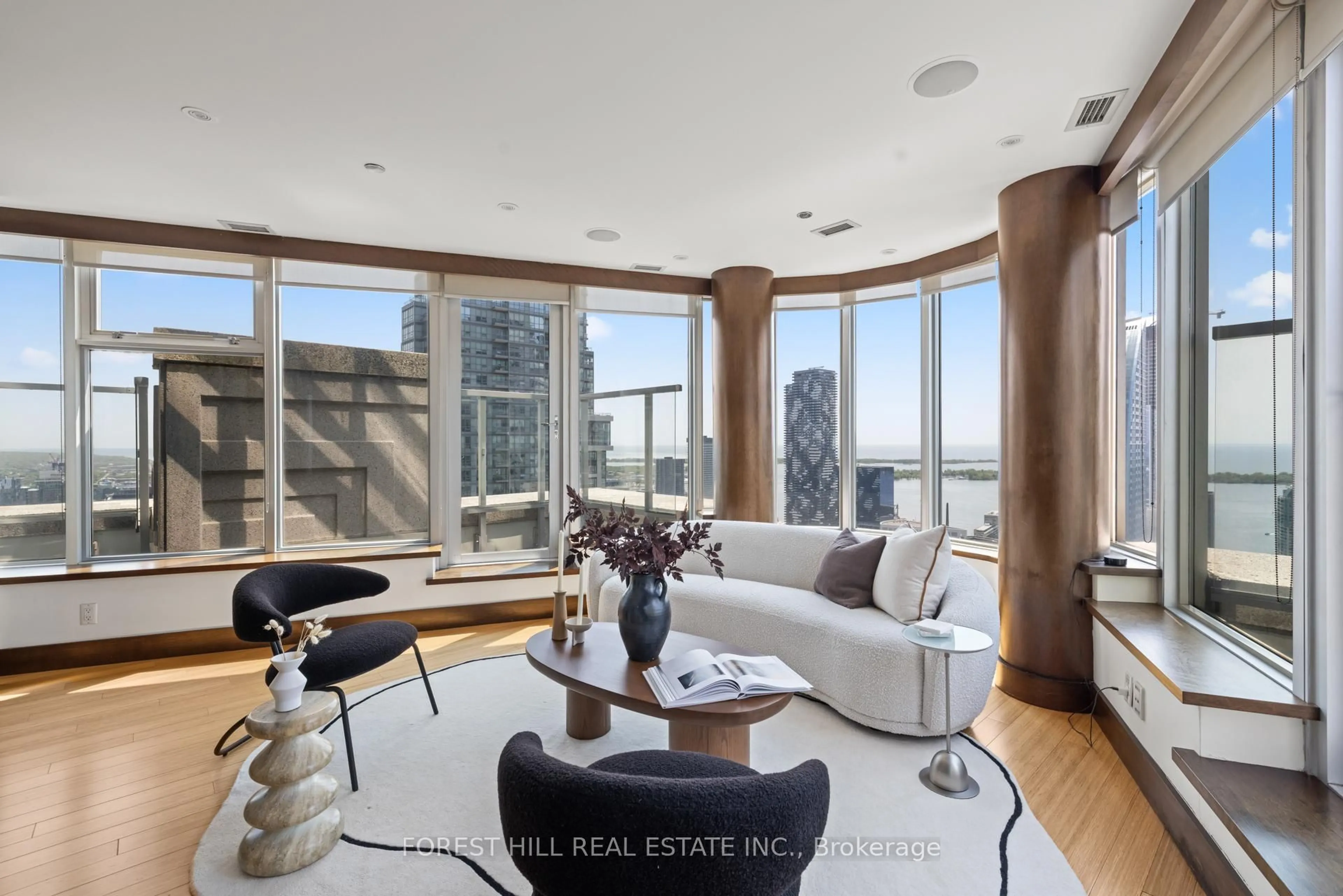 Living room with furniture, unknown for 1 King St ##4307, Toronto Ontario M5H 1A2
