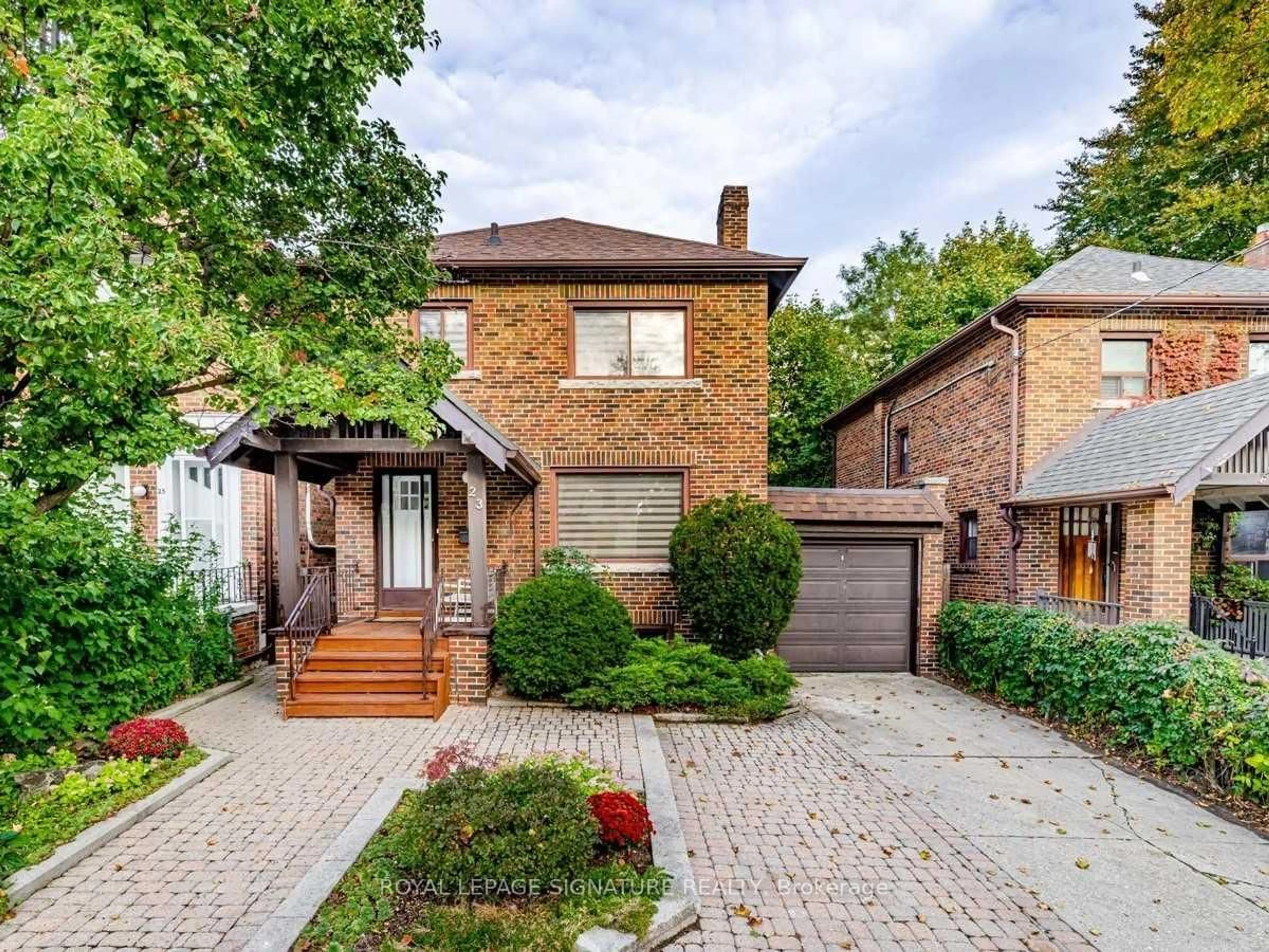 Home with brick exterior material, street for 23 Lorindale Ave, Toronto Ontario M5M 3C3