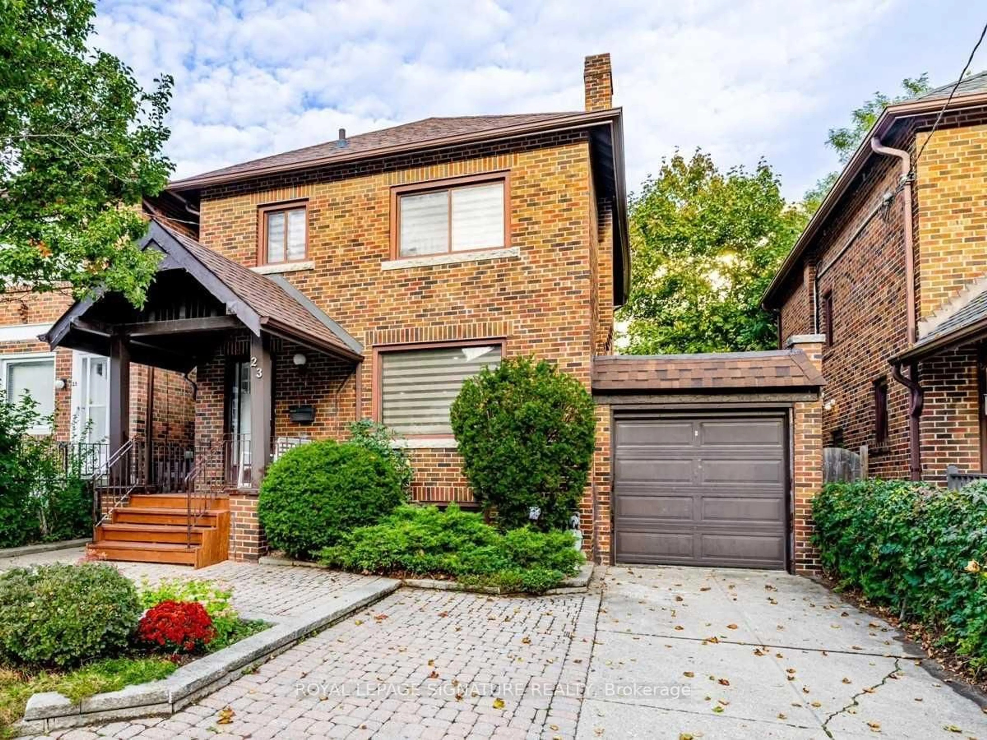 Home with brick exterior material, street for 23 Lorindale Ave, Toronto Ontario M5M 3C3