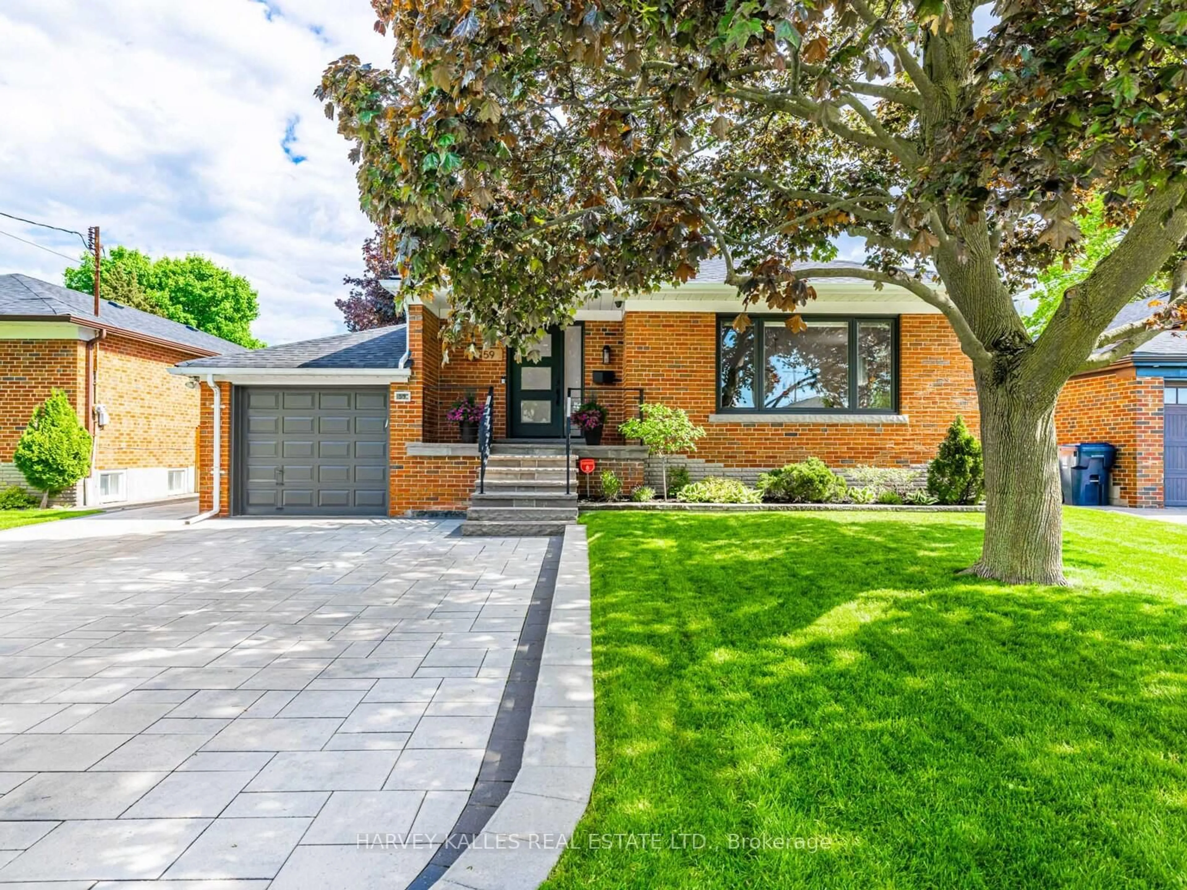 Home with brick exterior material, street for 59 Acton Ave, Toronto Ontario M3H 4G9