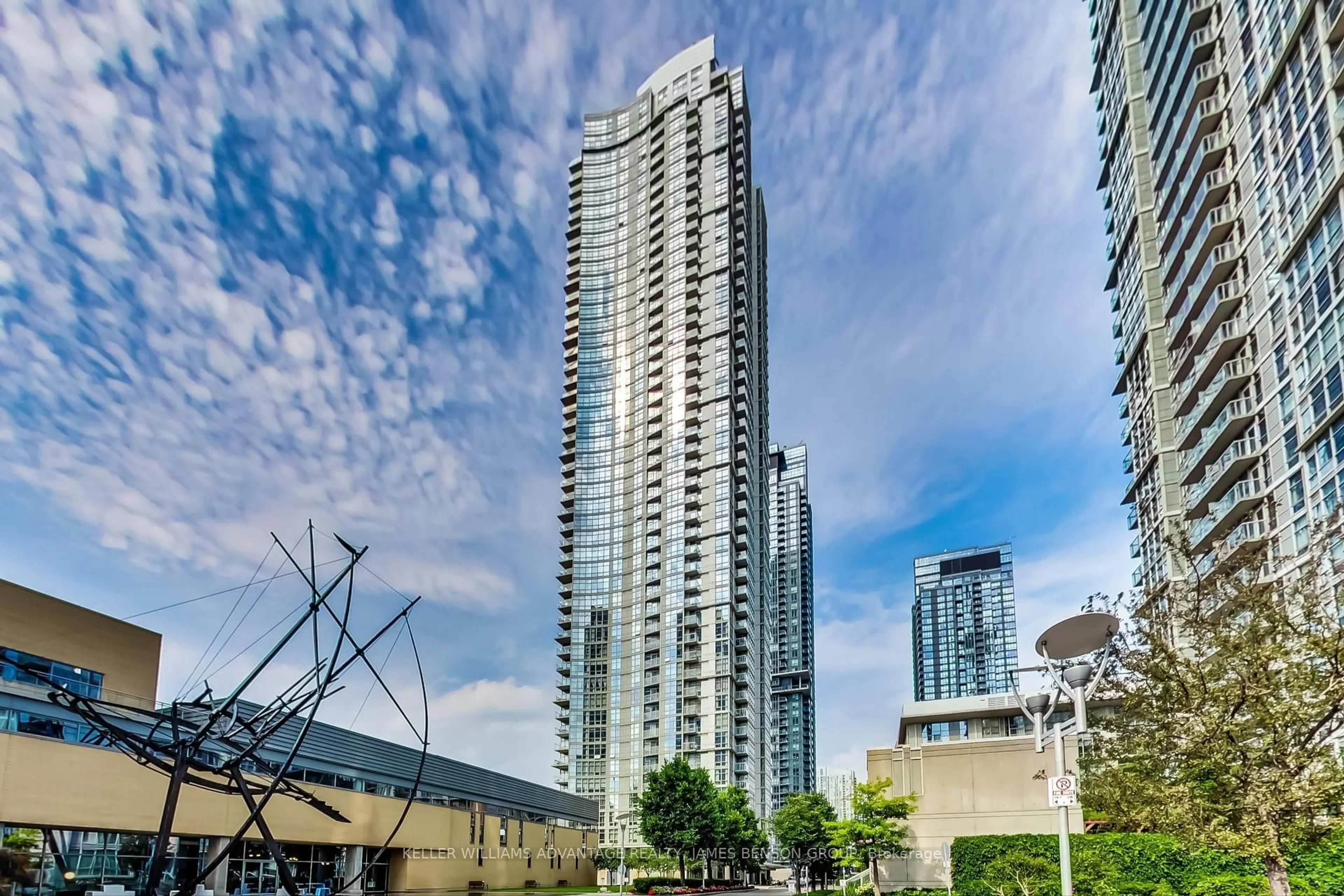 Patio, city buildings view from balcony for 35 Mariner Terr #209, Toronto Ontario M5V 3V9