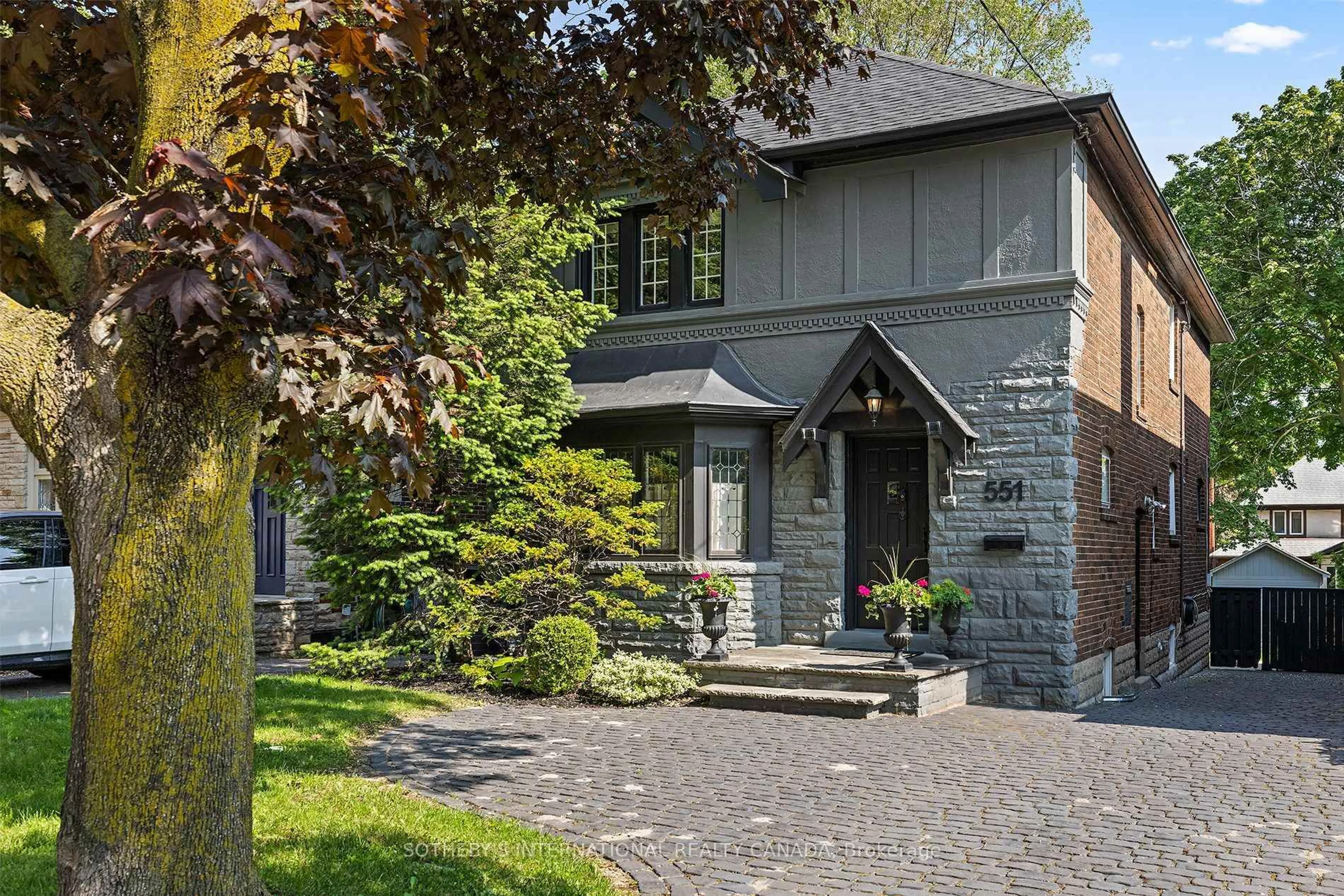 Home with brick exterior material, street for 551 Briar Hill Ave, Toronto Ontario M5N 1N1