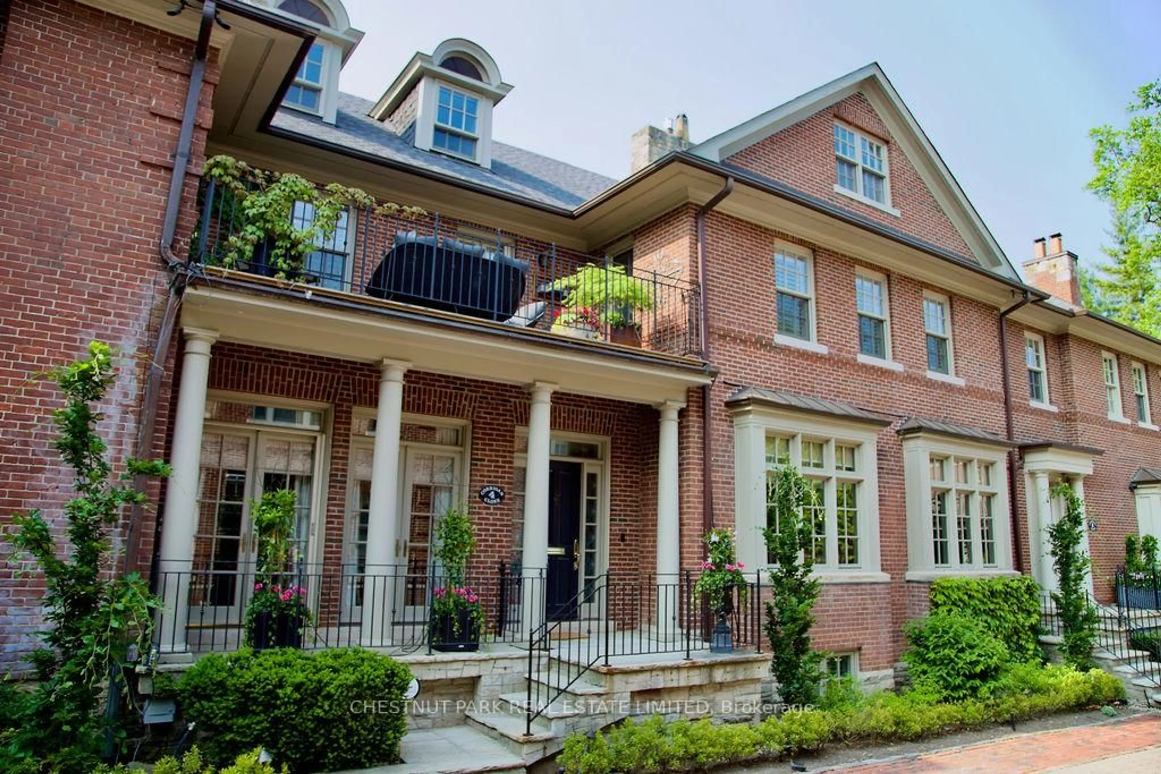 Home with brick exterior material, street for 4 Corrigan Clse, Toronto Ontario M4W 3V6