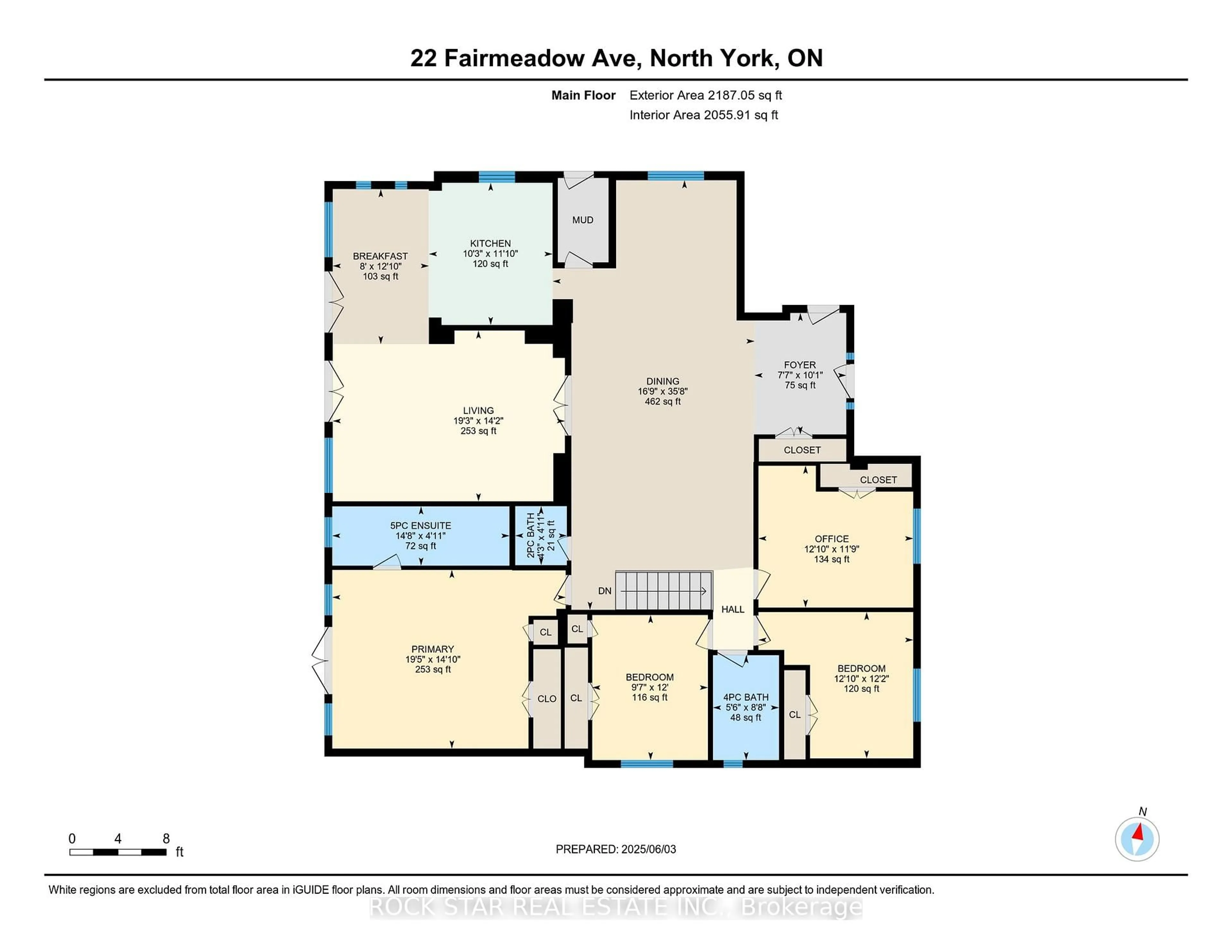 Floor plan for 22 Fairmeadow Ave, Toronto Ontario M2P 1W5