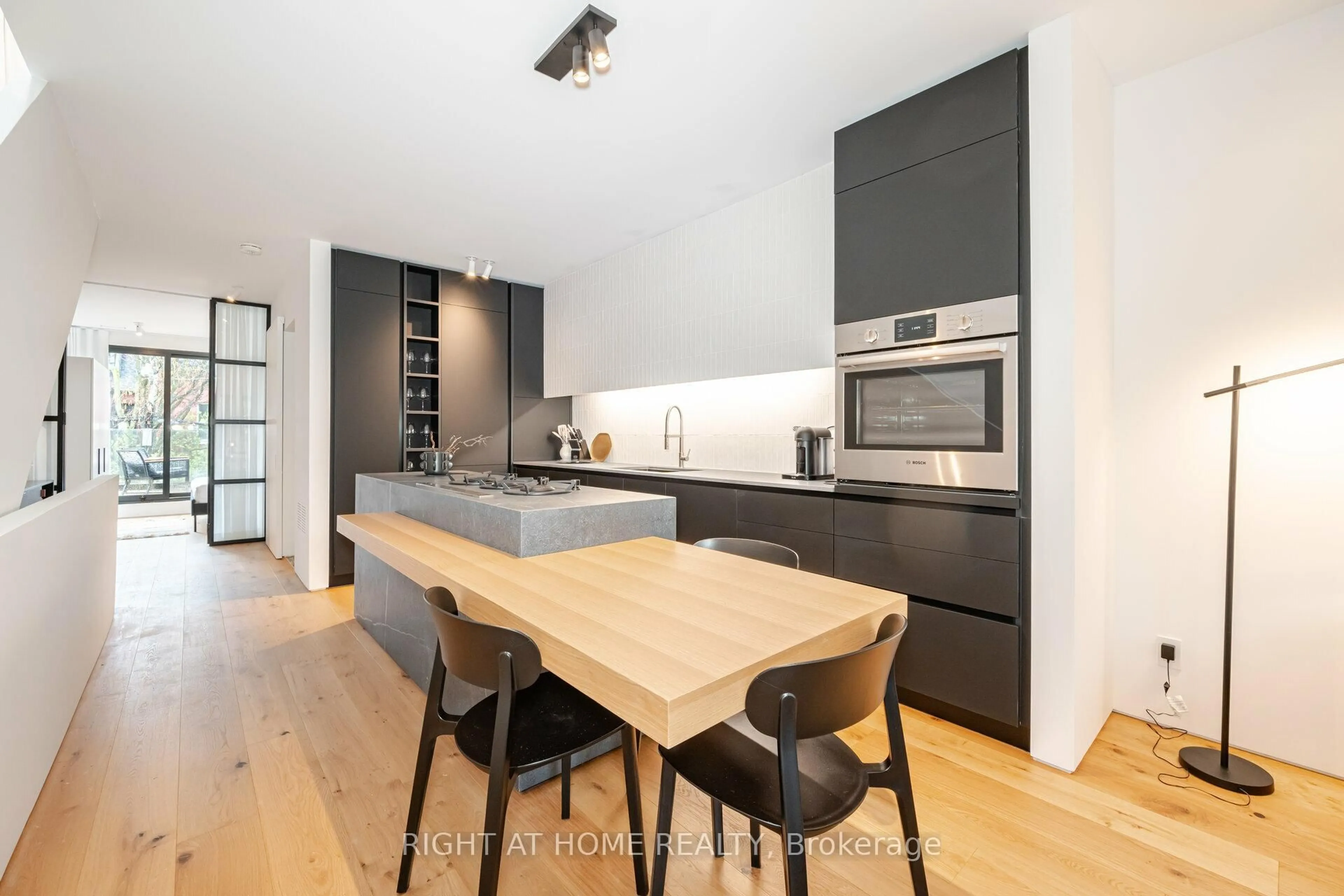 Contemporary kitchen, wood/laminate floor for 259 Lisgar St, Toronto Ontario M6J 3G8