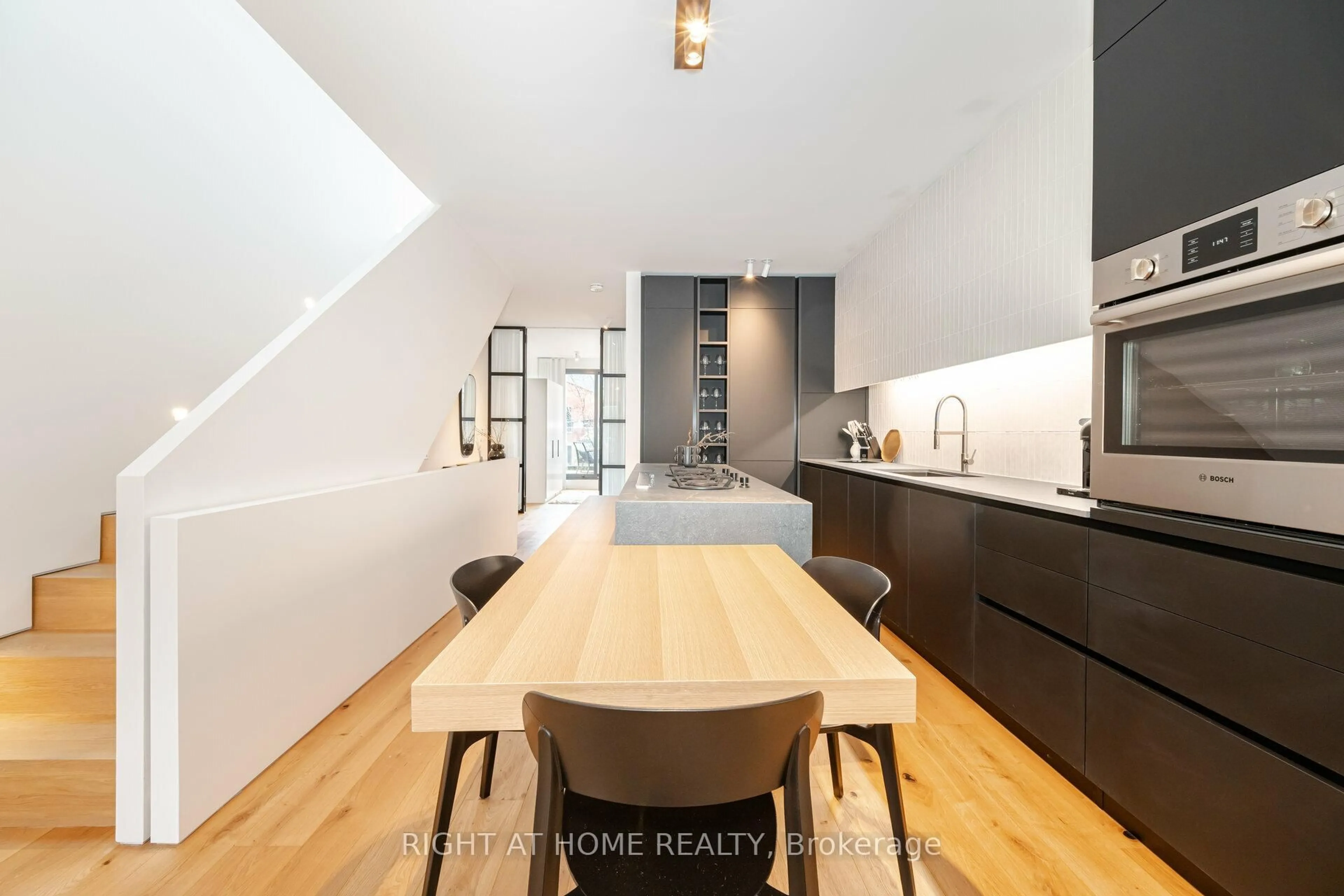 Contemporary kitchen, wood/laminate floor for 259 Lisgar St, Toronto Ontario M6J 3G8