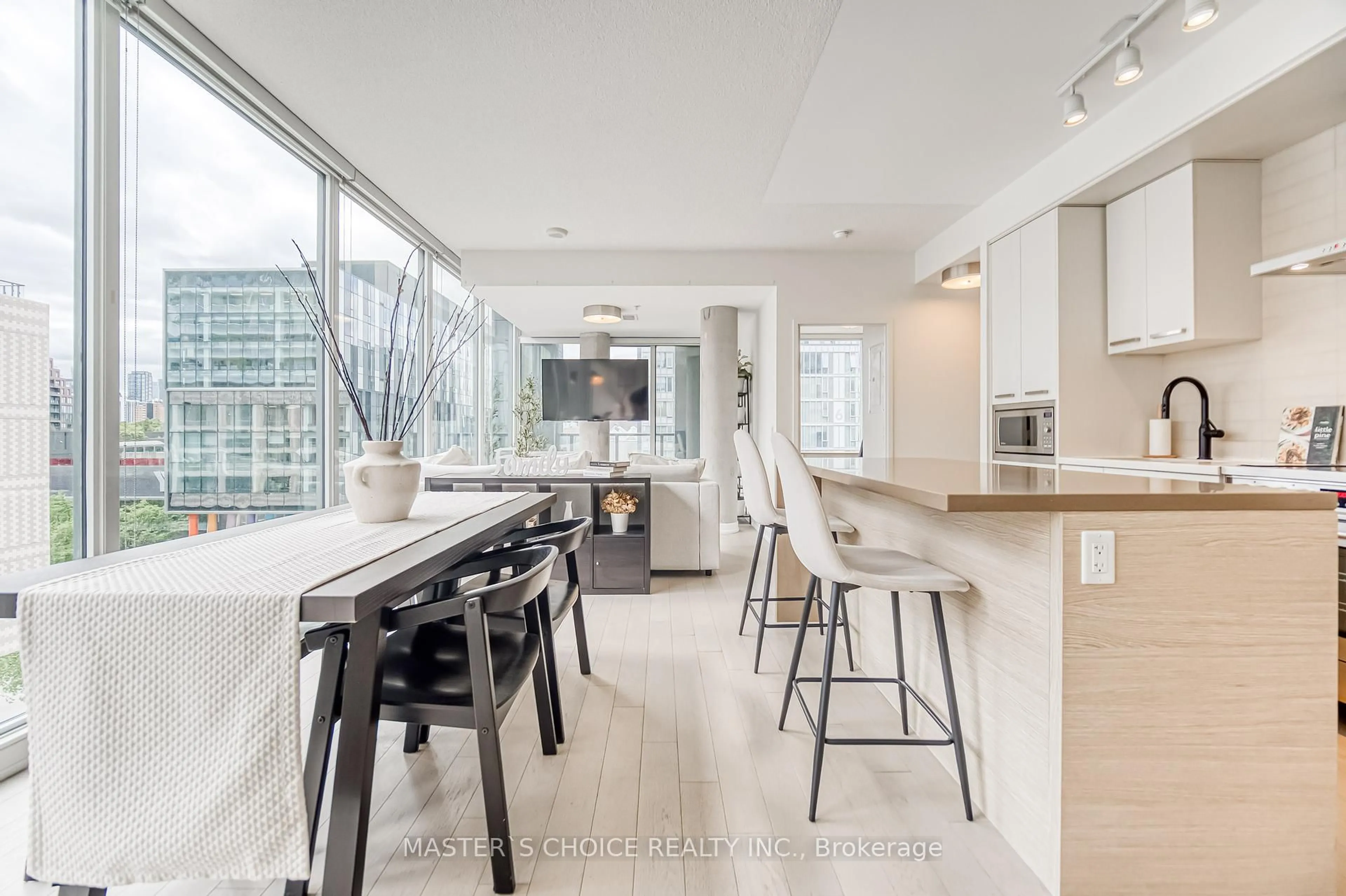 Open concept kitchen, unknown for 455 Front St #N502, Toronto Ontario M5A 0G2