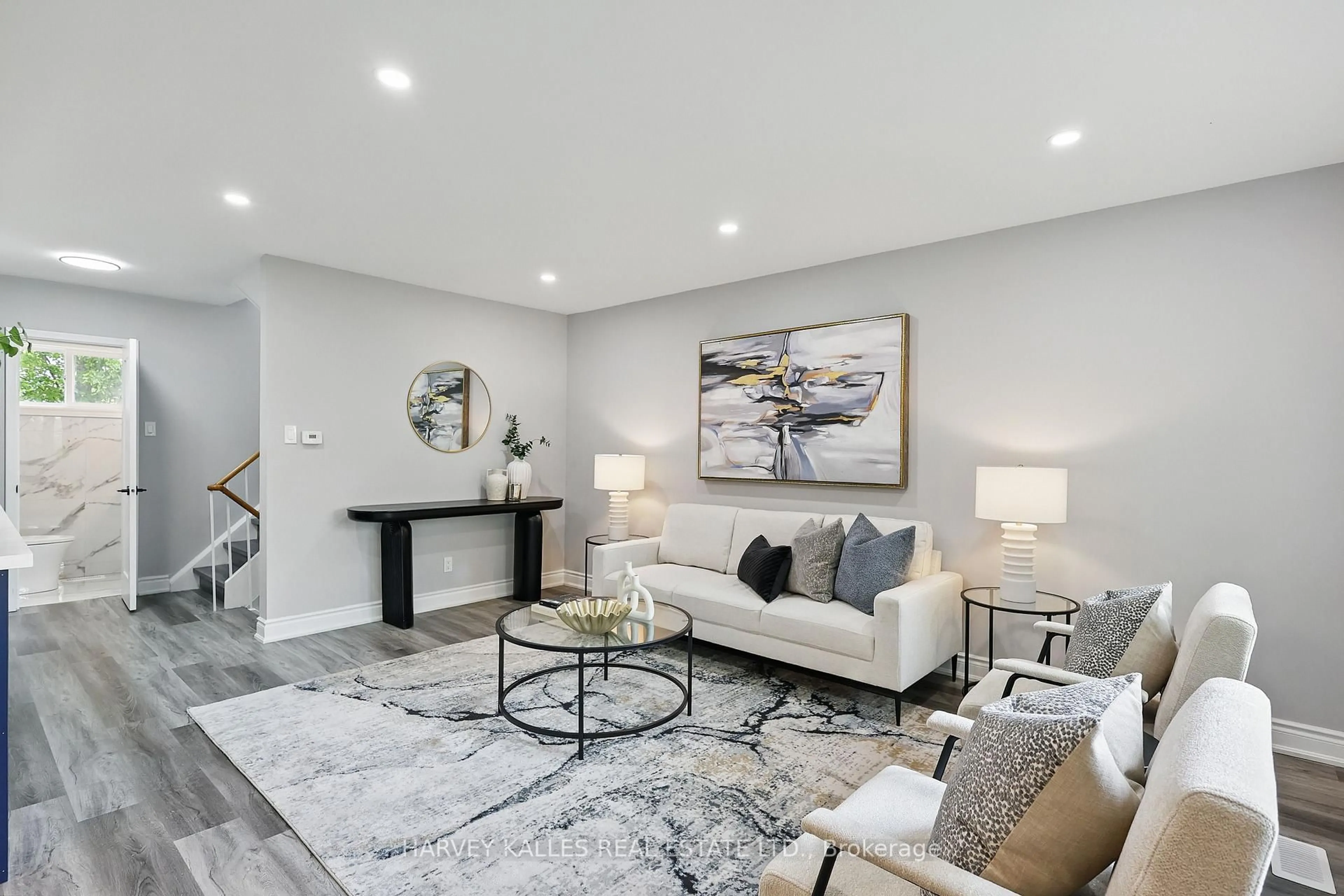 Living room with furniture, unknown for 1 Vanity Crt, Toronto Ontario M3A 1W9