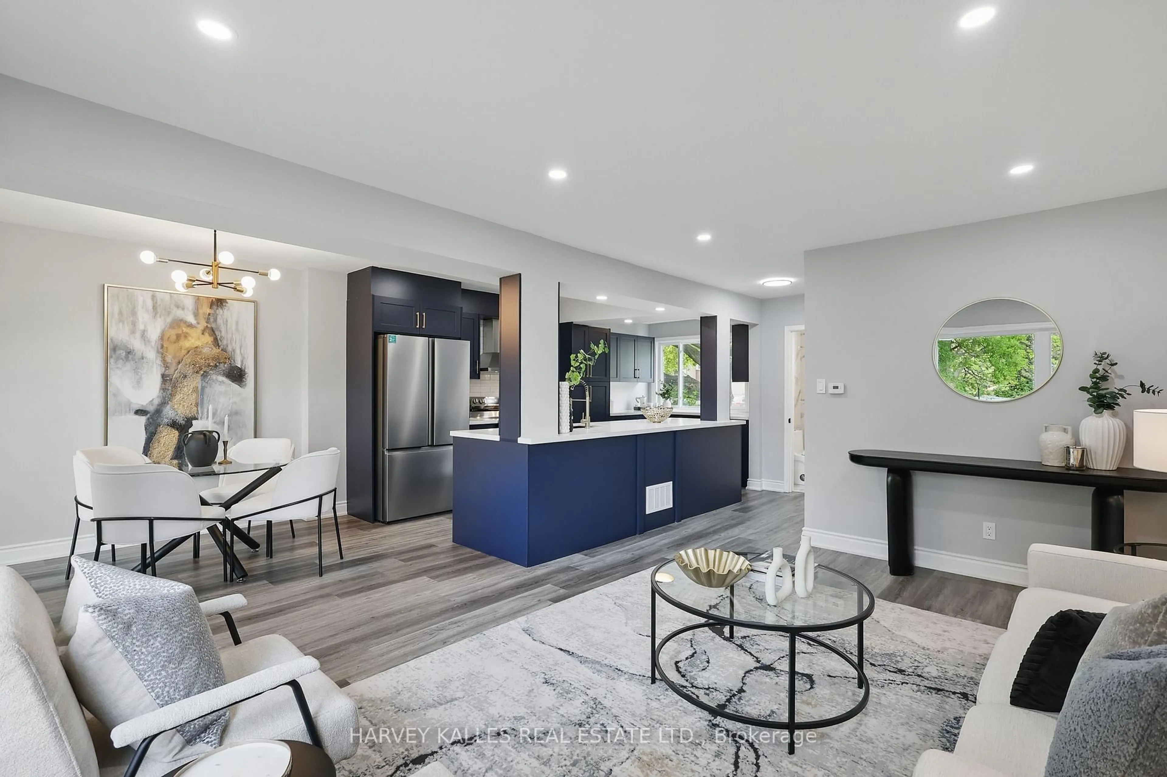 Open concept kitchen, unknown for 1 Vanity Crt, Toronto Ontario M3A 1W9