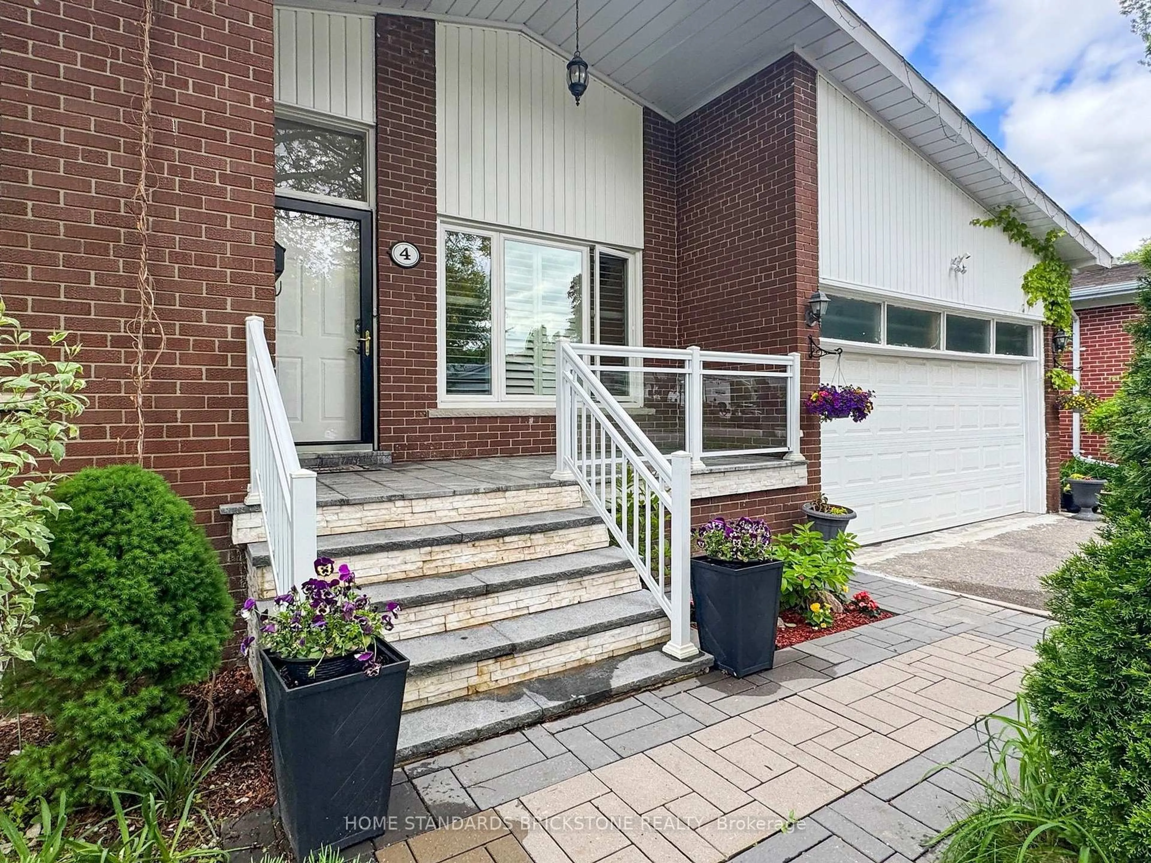 Home with brick exterior material, street for 4 Rockland Dr, Toronto Ontario M2M 2Y9