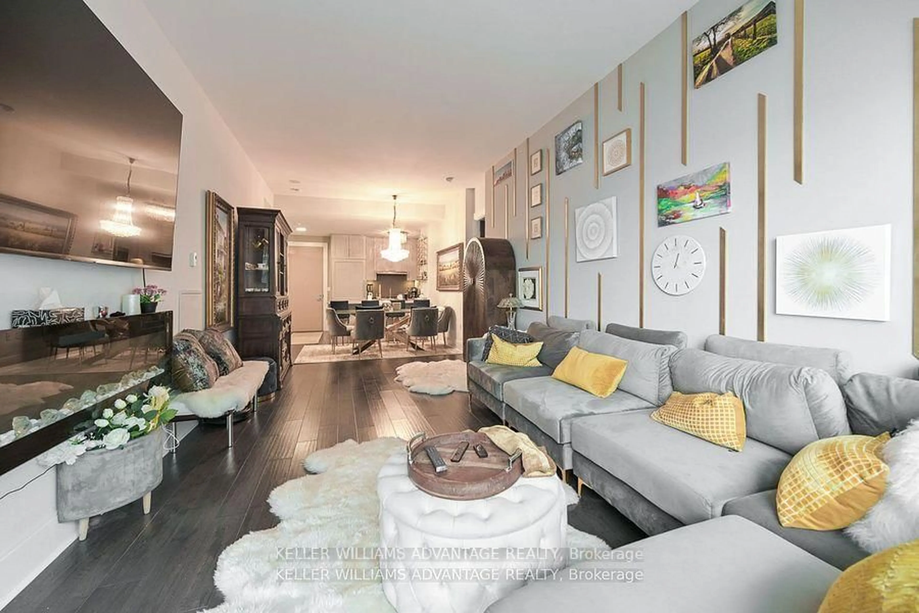 Living room with furniture, unknown for 29 Queens Quay #616, Toronto Ontario M5E 0A4