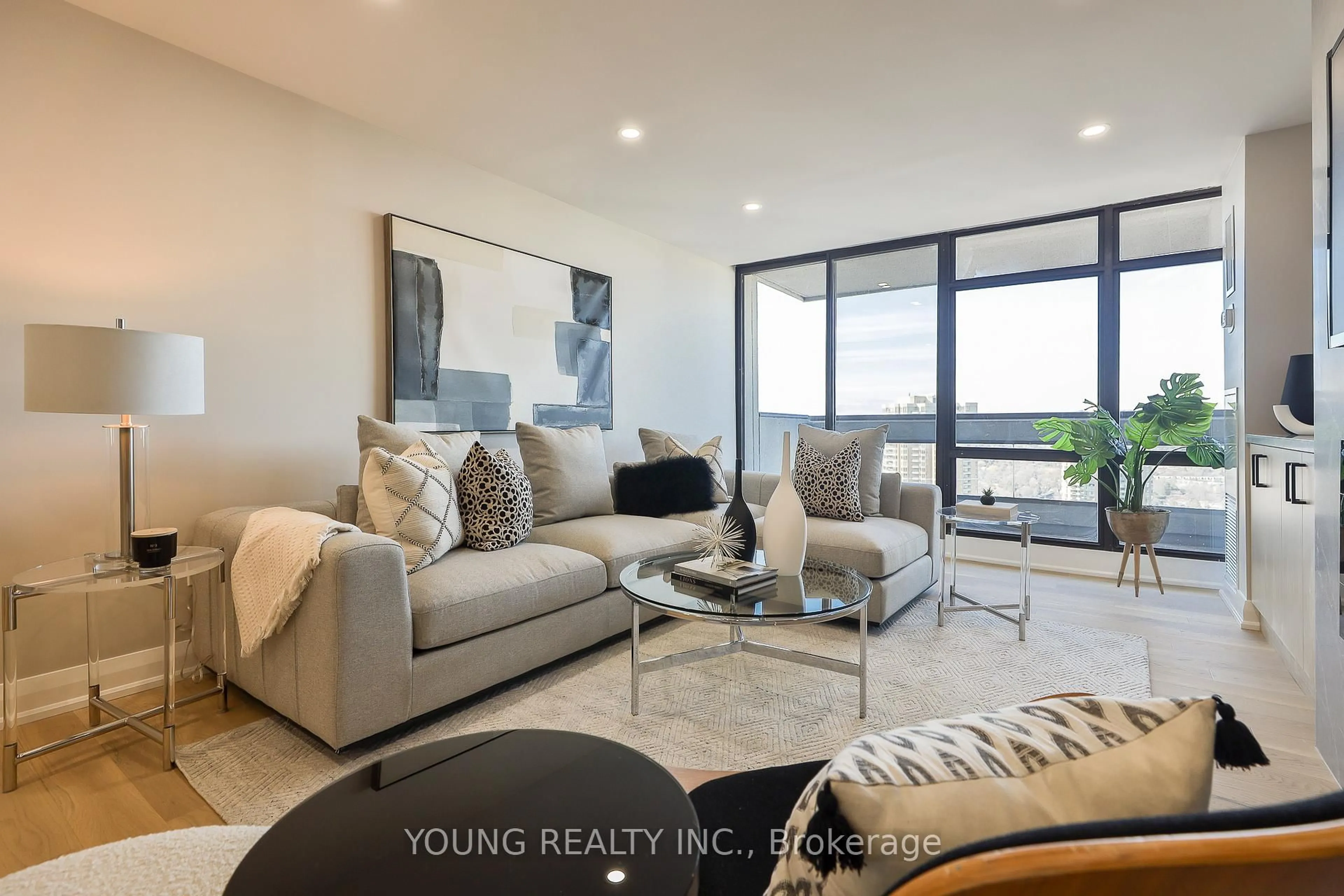 Living room with furniture, unknown for 1555 Finch Ave #2908, Toronto Ontario M2J 4X9