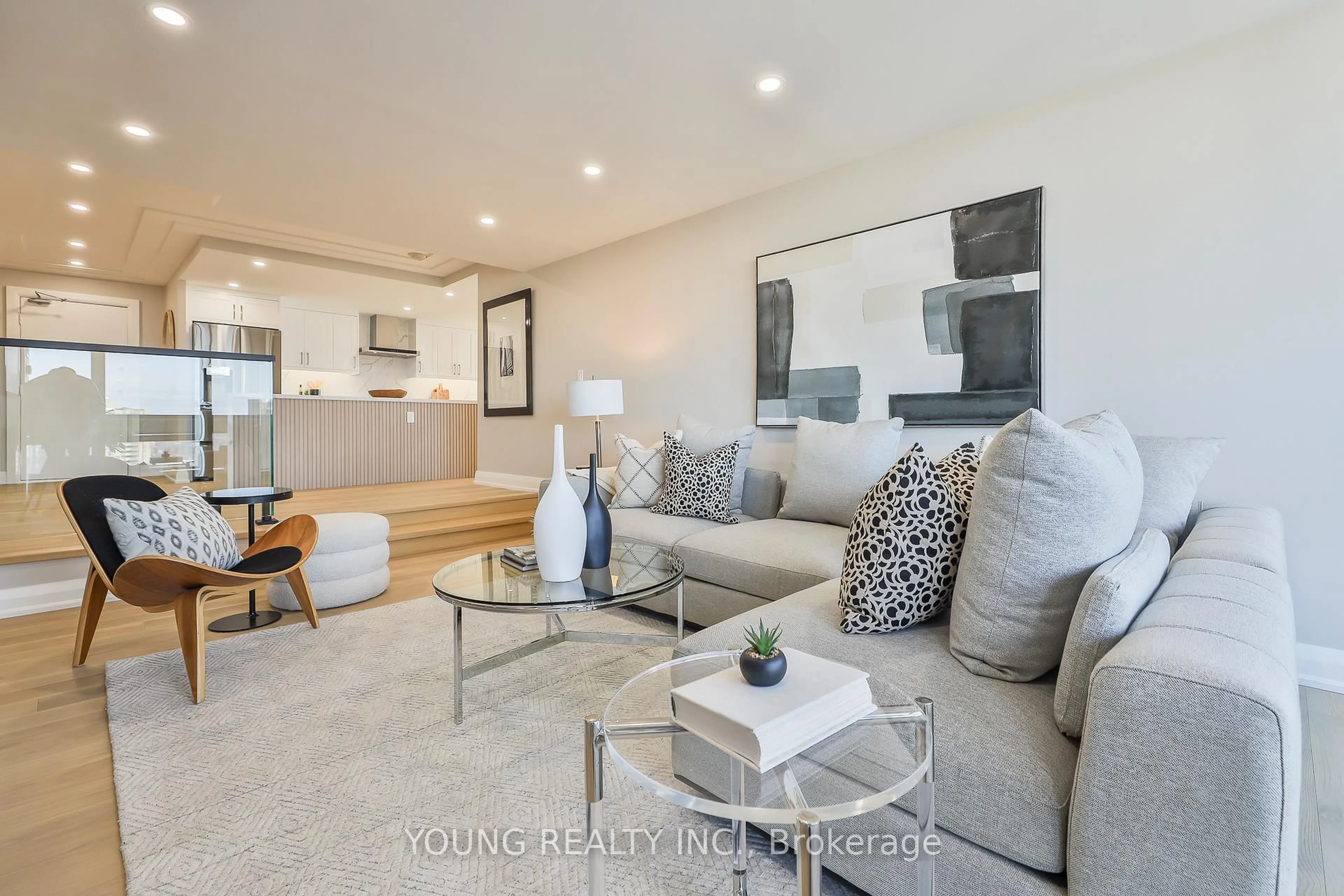 Living room with furniture, unknown for 1555 Finch Ave #2908, Toronto Ontario M2J 4X9