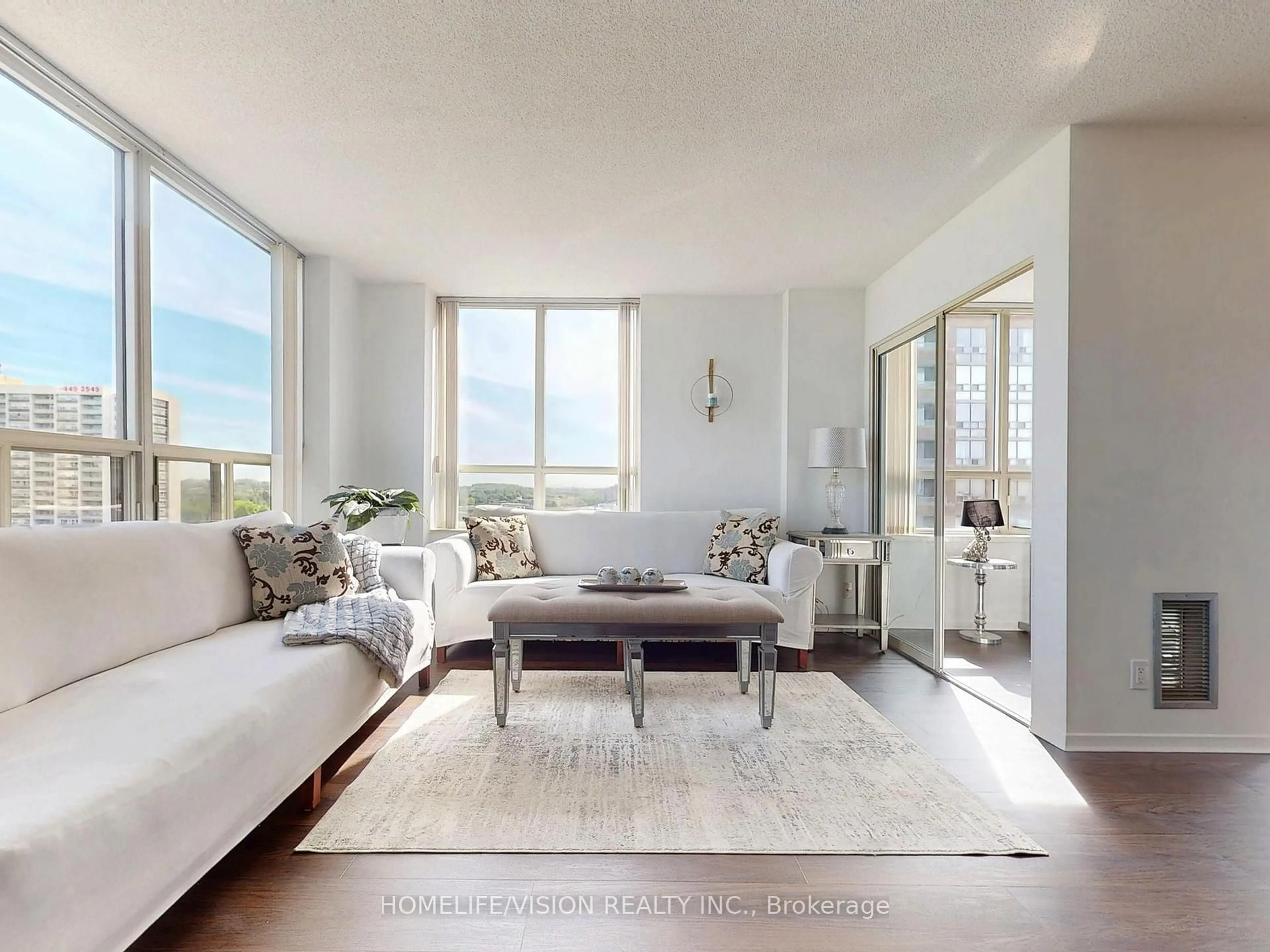 Living room with furniture, unknown for 205 Wynford Dr #1706, Toronto Ontario M3C 3P4
