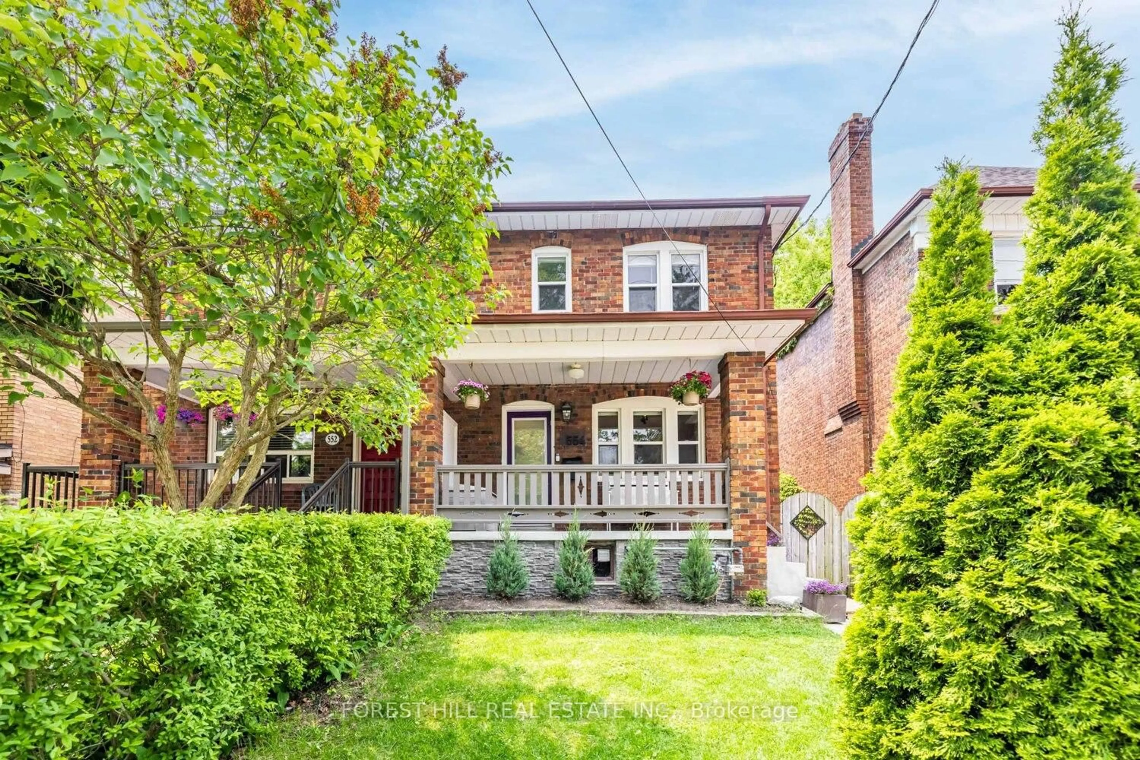 Home with brick exterior material, street for 554 Atlas Ave, Toronto Ontario M6C 3R6