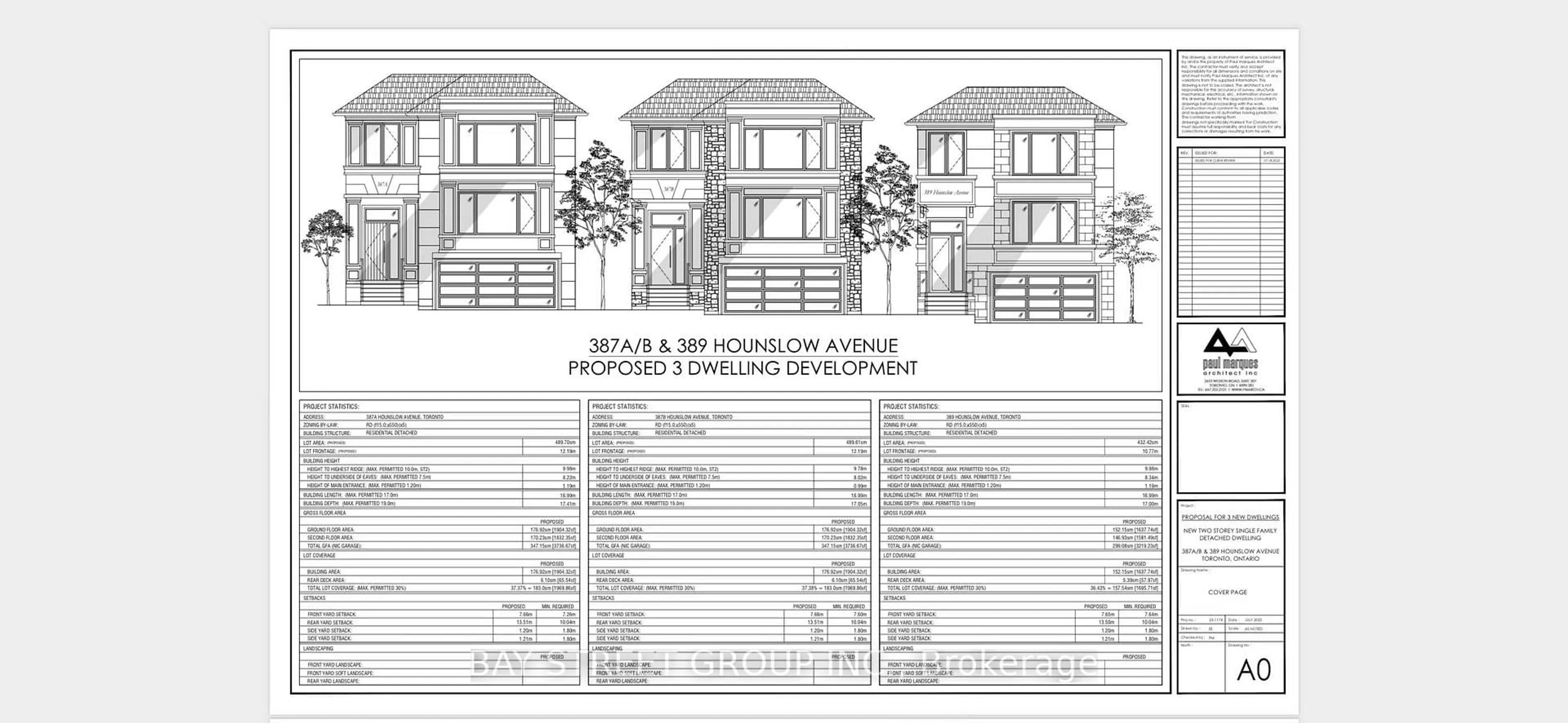 Floor plan for 389 Hounslow Ave, Toronto Ontario M2R 1H7