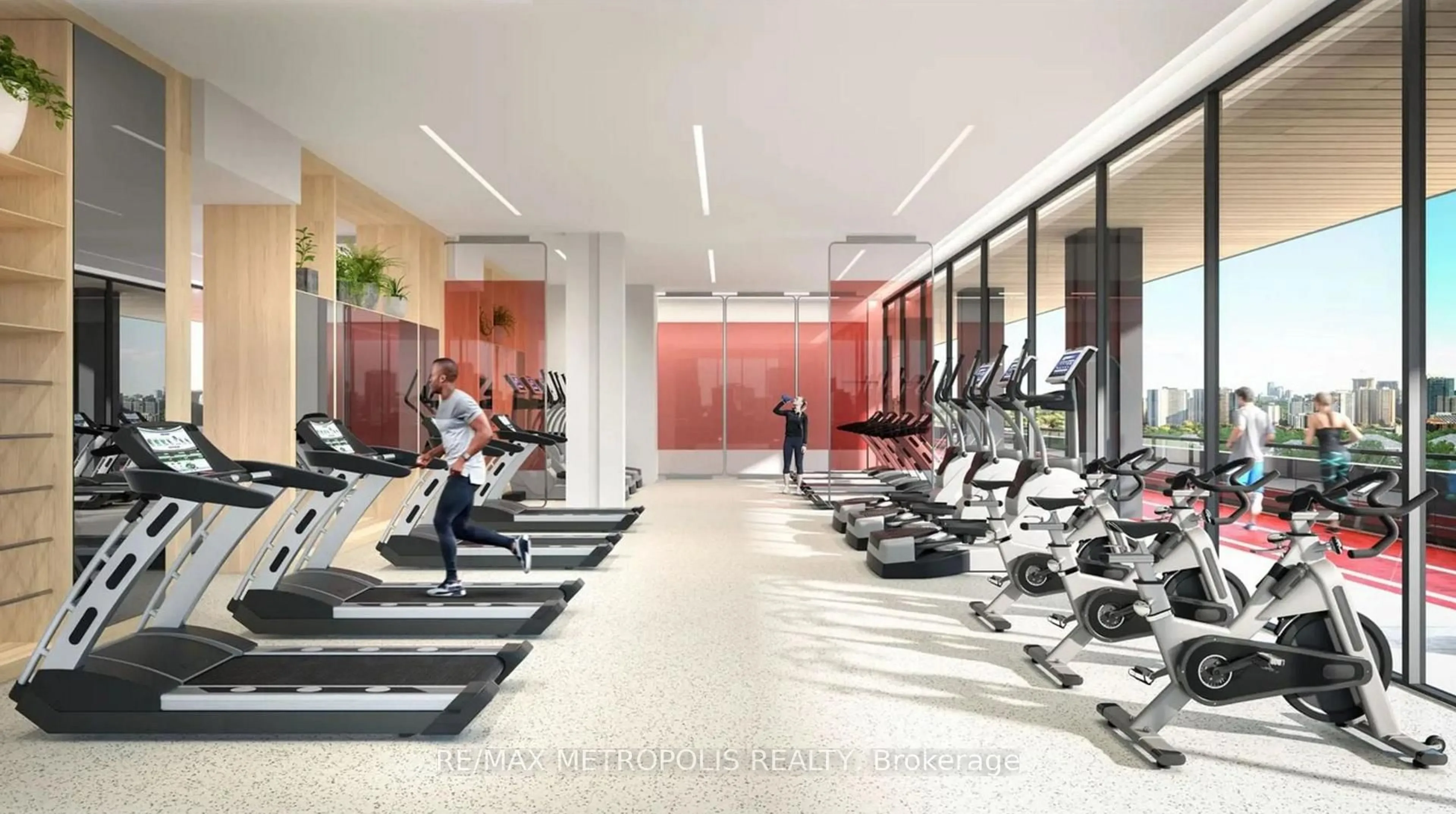 Gym or fitness room for 19 Western Battery Rd #2603, Toronto Ontario M6K 0E3