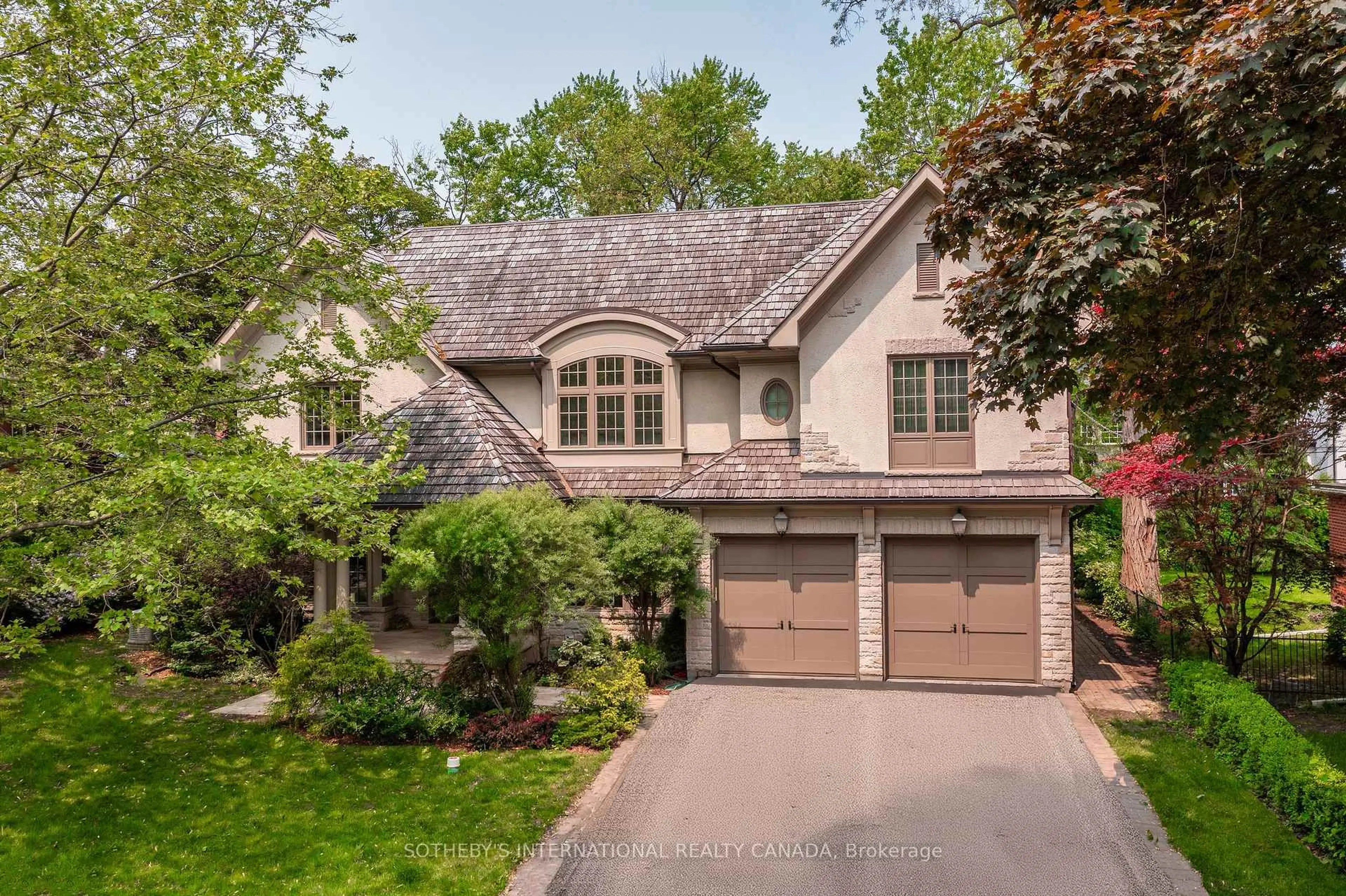 Home with brick exterior material, street for 53 Sandringham Dr, Toronto Ontario M5M 3G4
