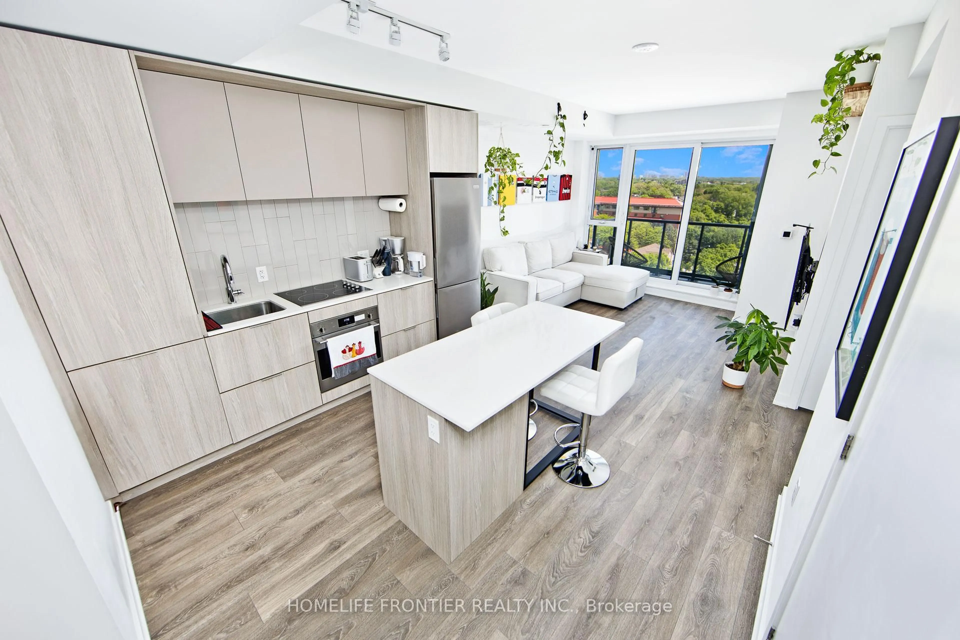 Contemporary kitchen, unknown for 130 River St #911, Toronto Ontario M5A 0R8