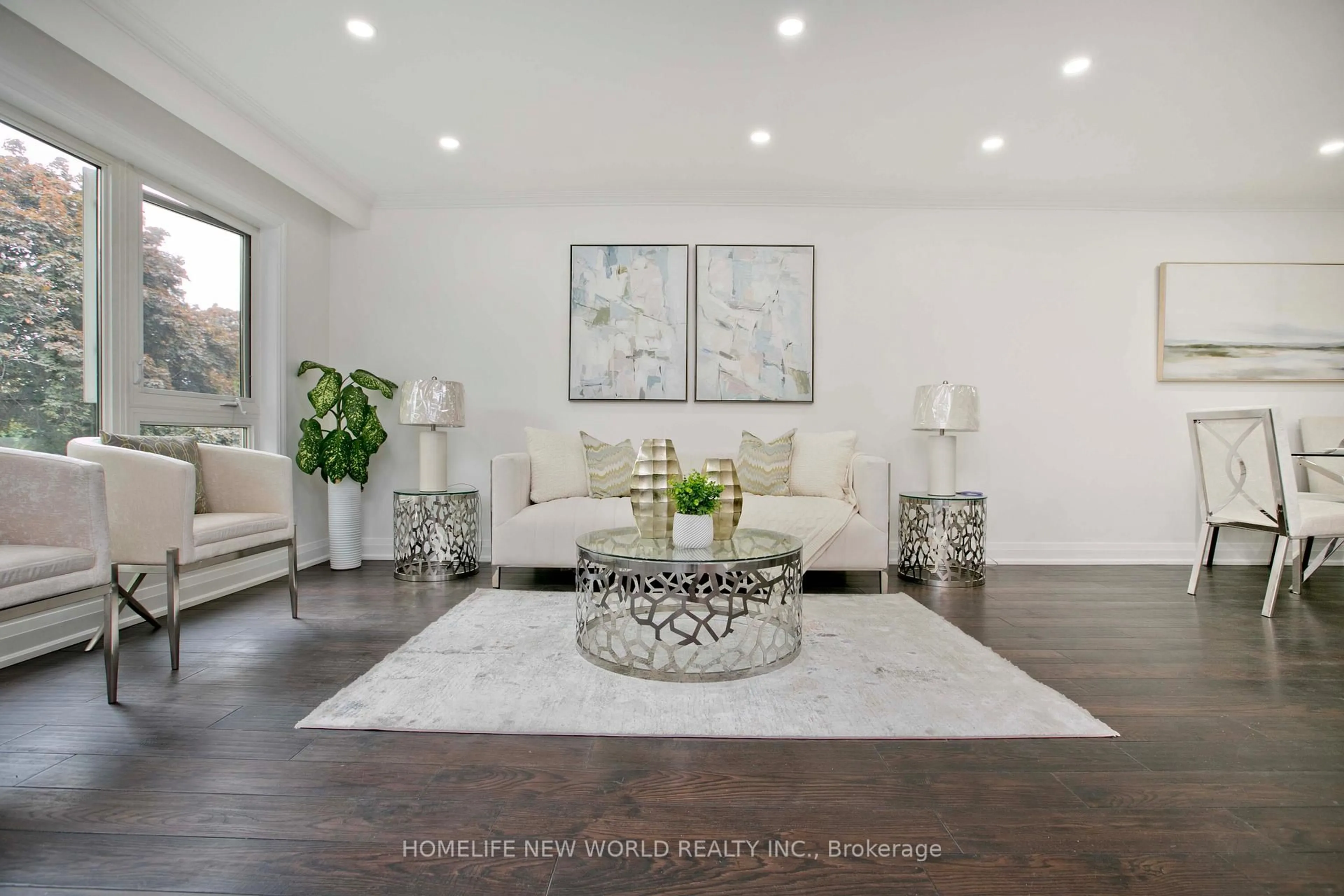 Living room with furniture, unknown for 80 Chipwood Cres, Toronto Ontario M2J 3X7