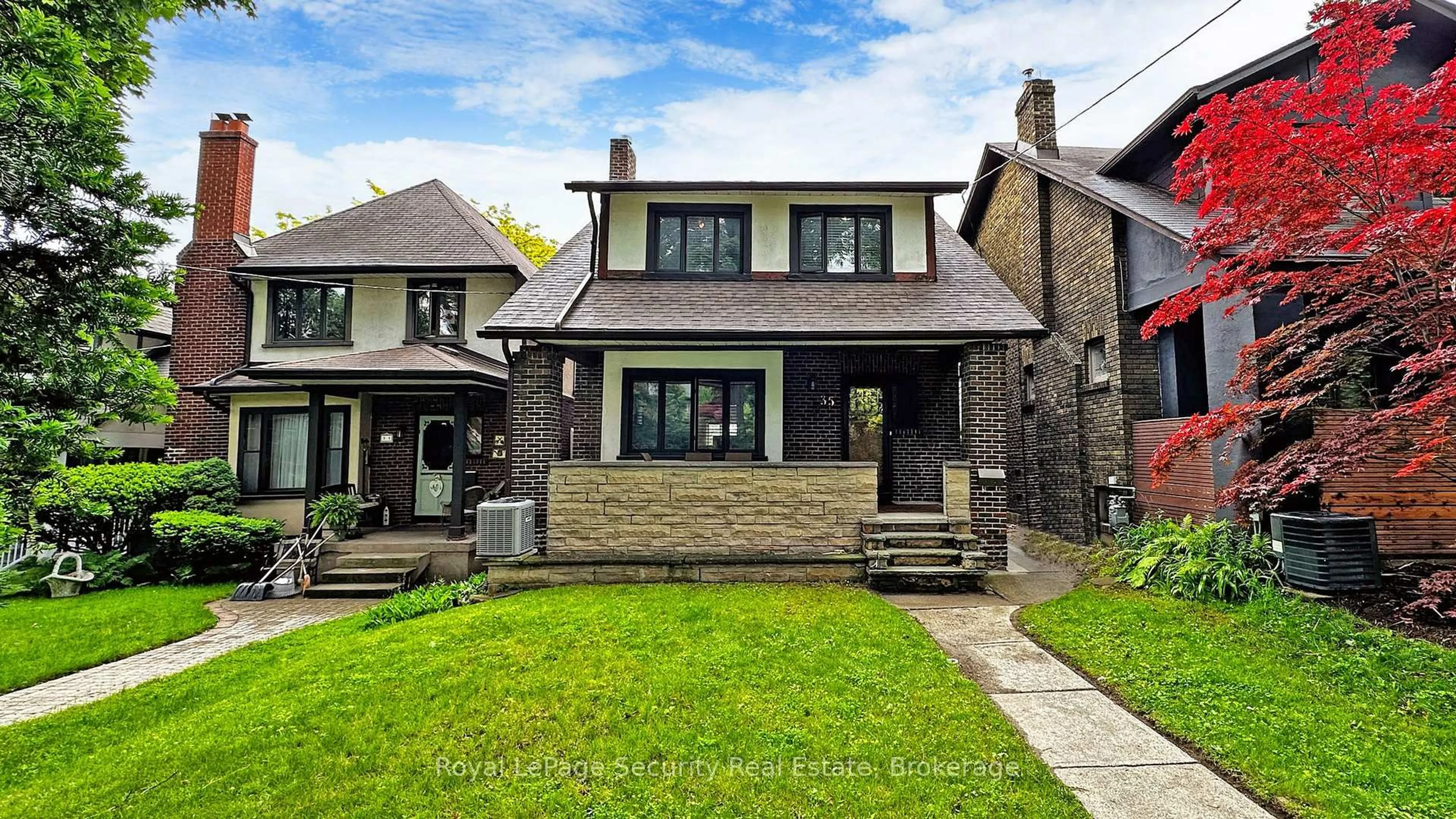 Home with brick exterior material, street for 35 Regal Rd, Toronto Ontario M6H 2J6