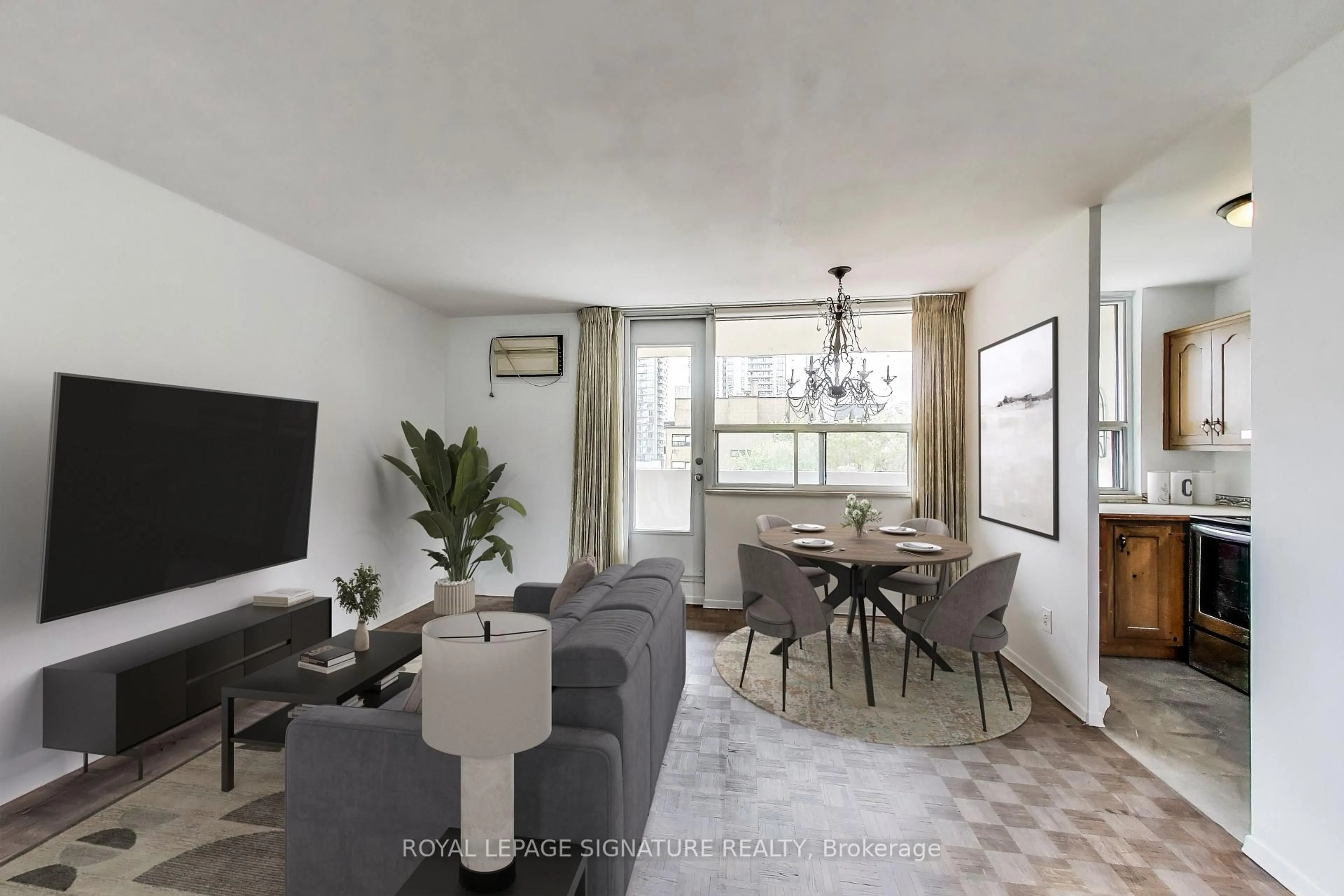 Living room with furniture, unknown for 40 Homewood Ave #807, Toronto Ontario M4Y 2K2