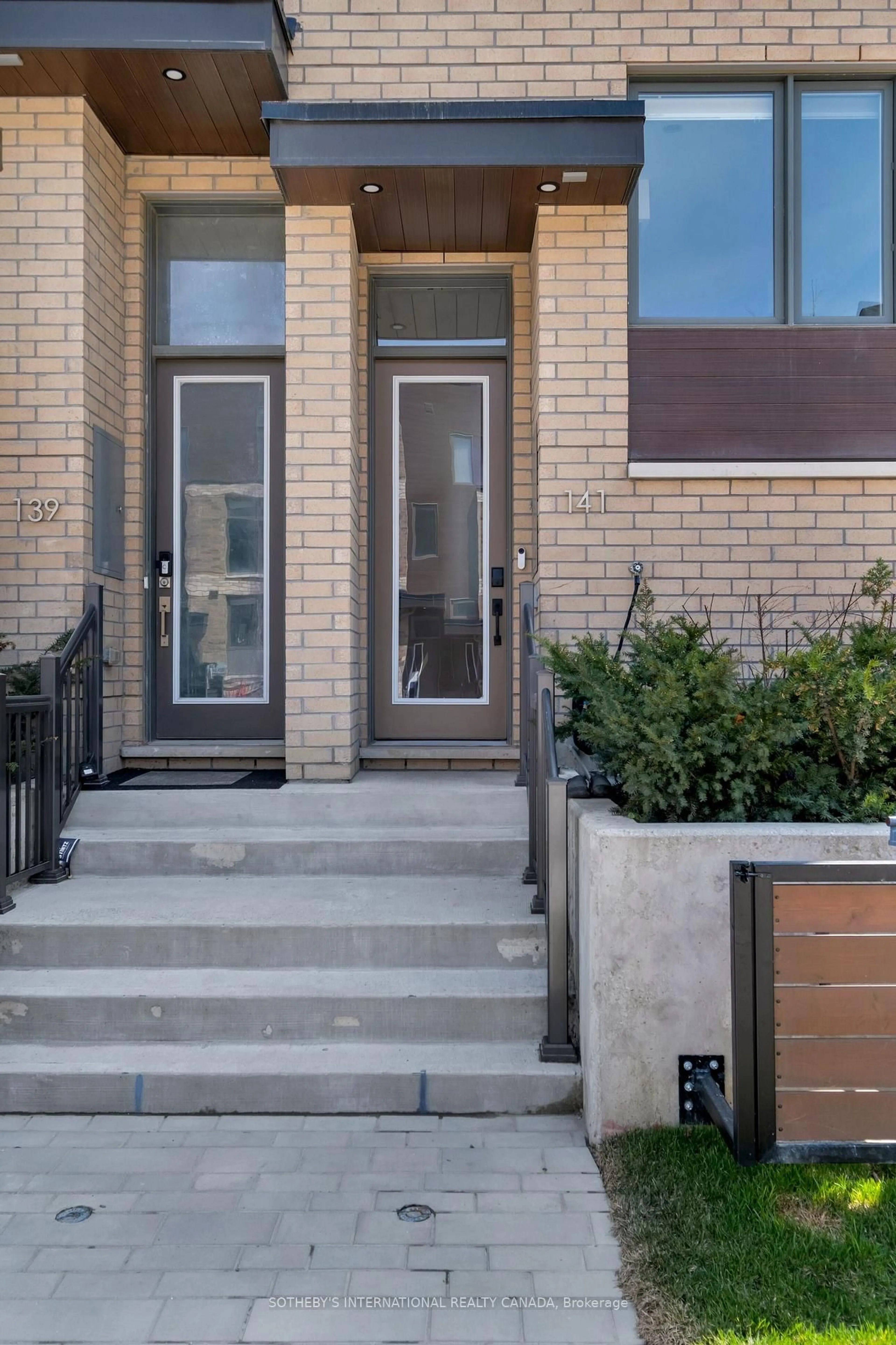Home with brick exterior material, street for 141 Green Gardens Blvd, Toronto Ontario M6A 0E3