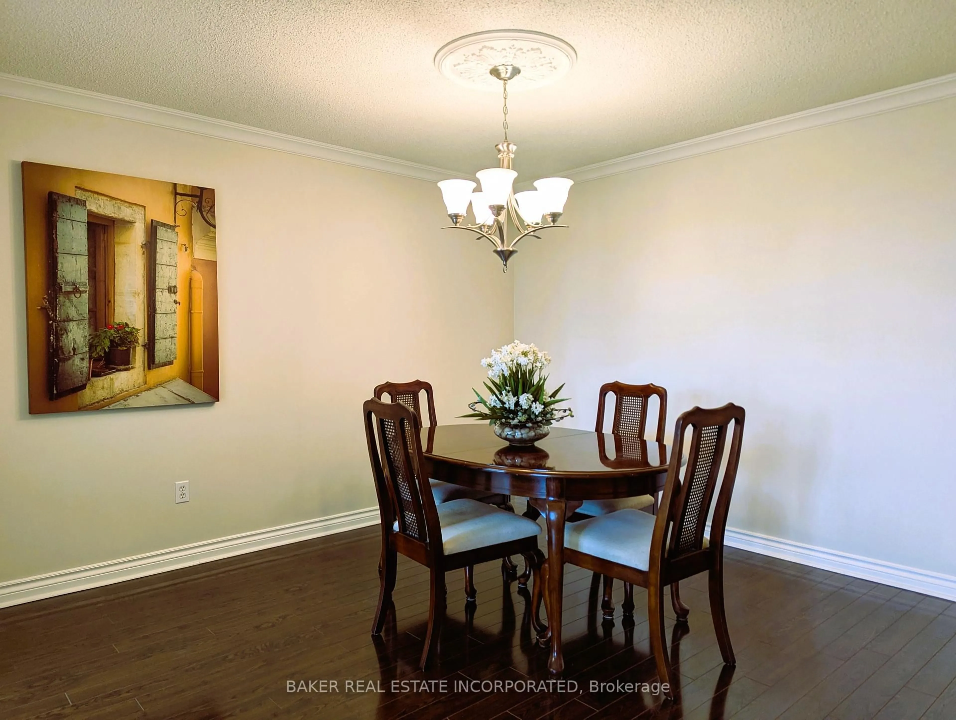 Dining room, wood/laminate floor for 1200 Don Mills Rd #308, Toronto Ontario M3B 3N8