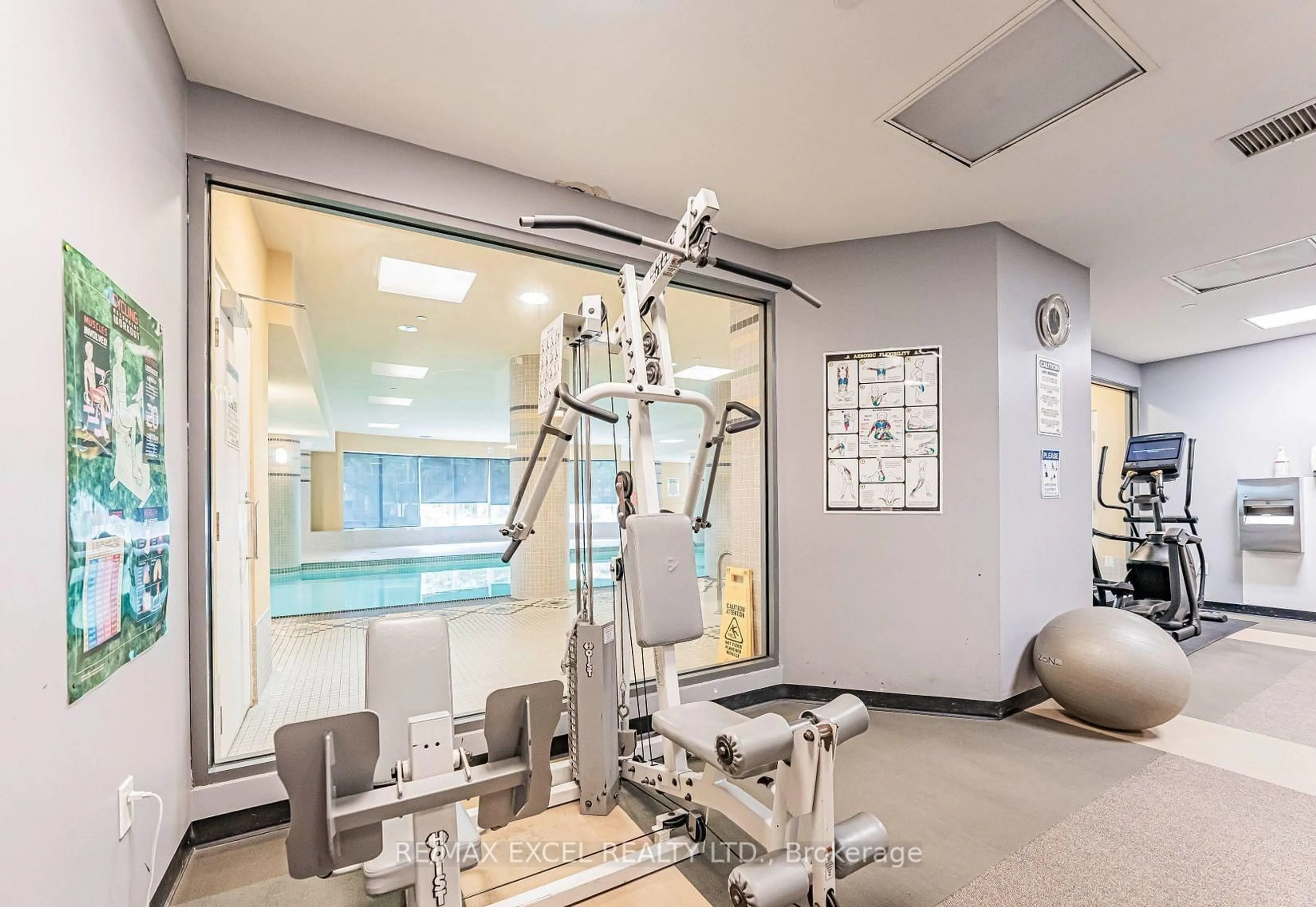 Gym or fitness room for 21 Hillcrest Ave #2006, Toronto Ontario M2N 7K2