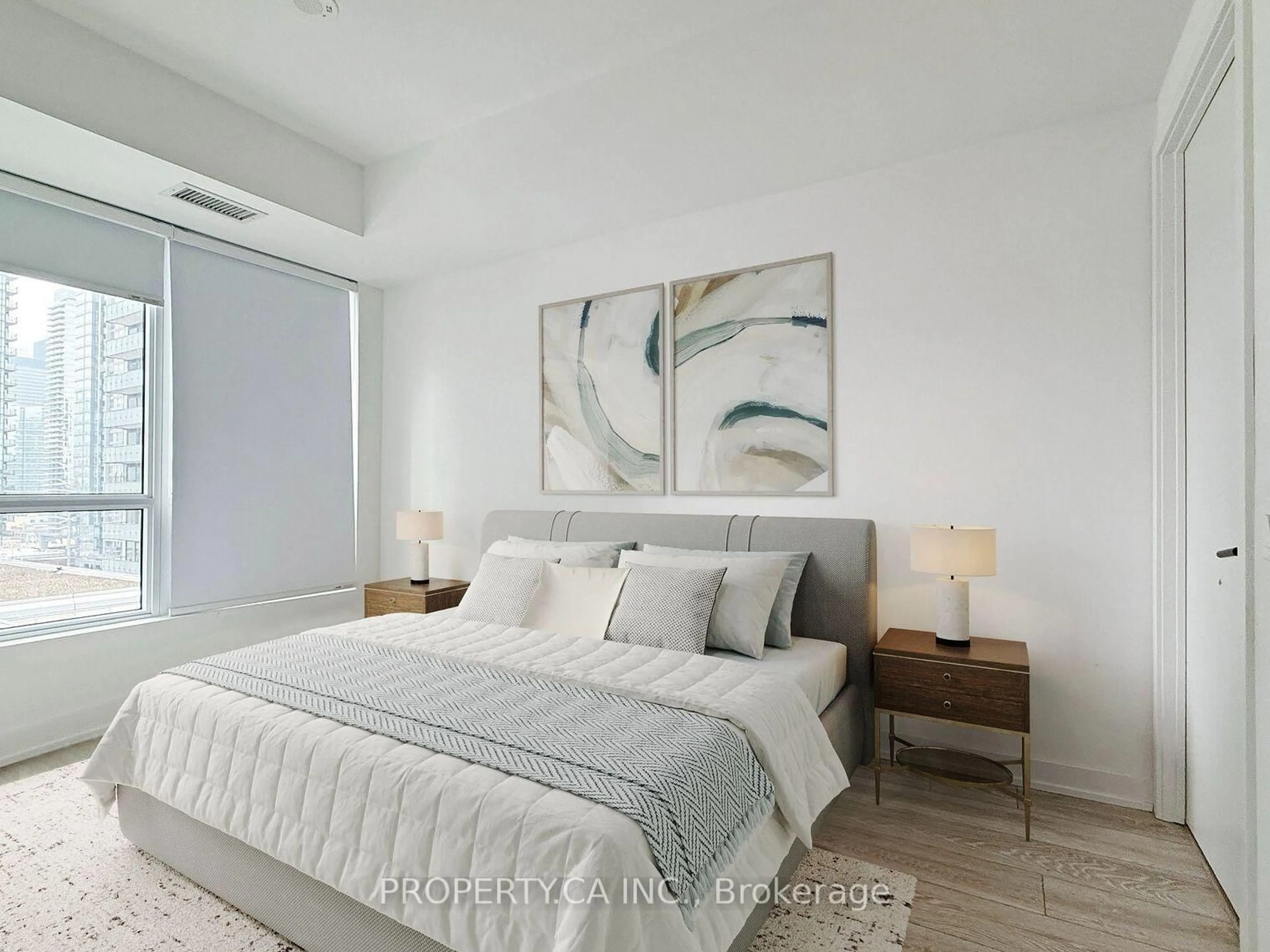 Bedroom with bed, unknown for 108 Peter St #506, Toronto Ontario M5V 0W2