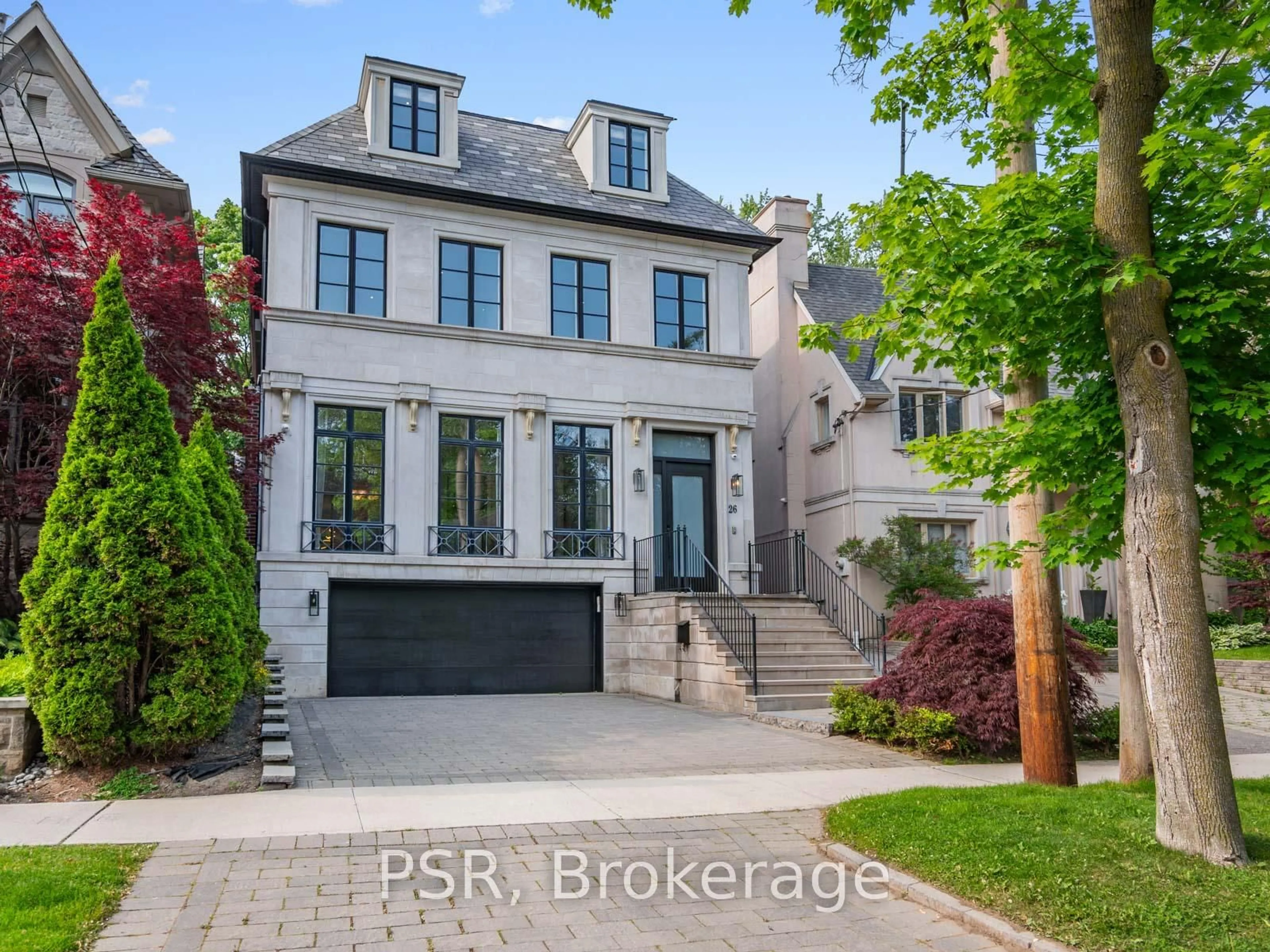 Home with brick exterior material, street for 26 Strathearn Blvd, Toronto Ontario M5P 1S7