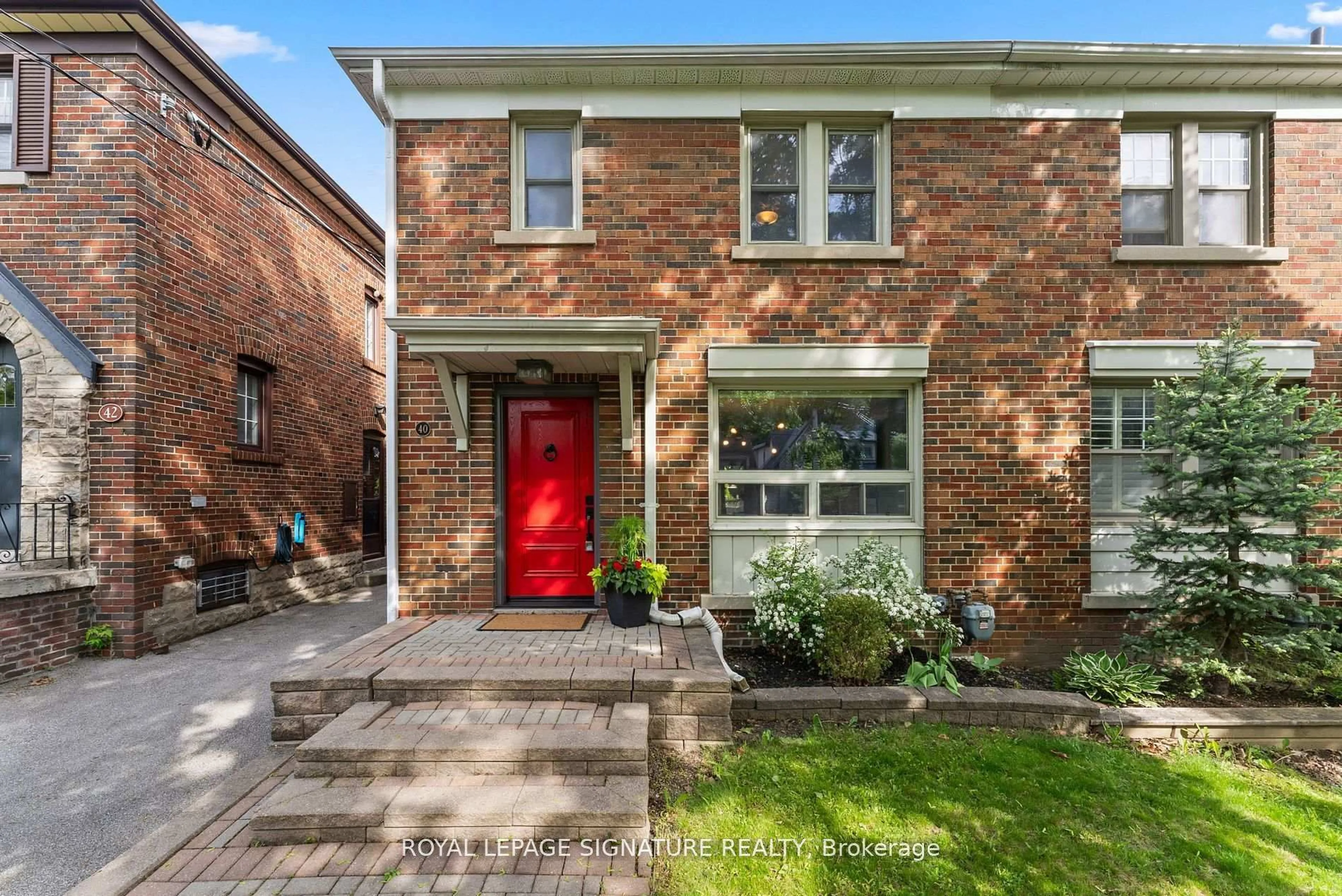 Home with brick exterior material, street for 40 Southvale Dr, Toronto Ontario M4G 1G3