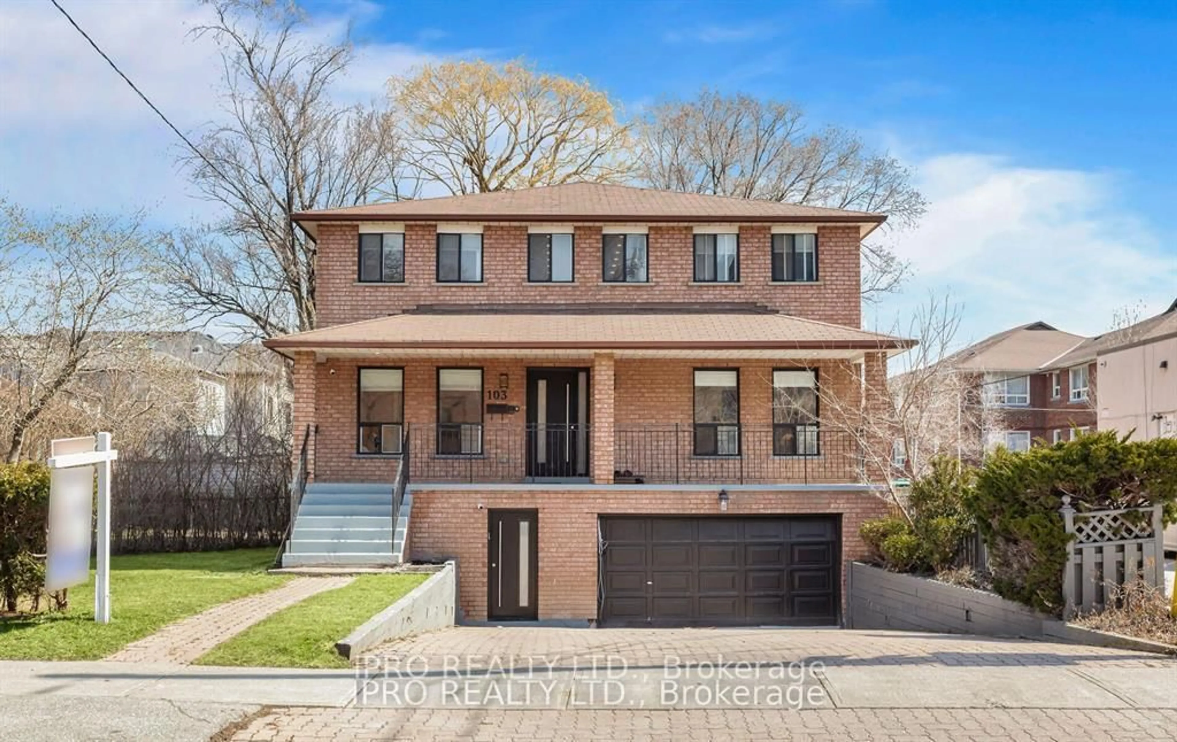 Home with brick exterior material, street for 103 Allingham Gdns, Toronto Ontario M3H 1X9