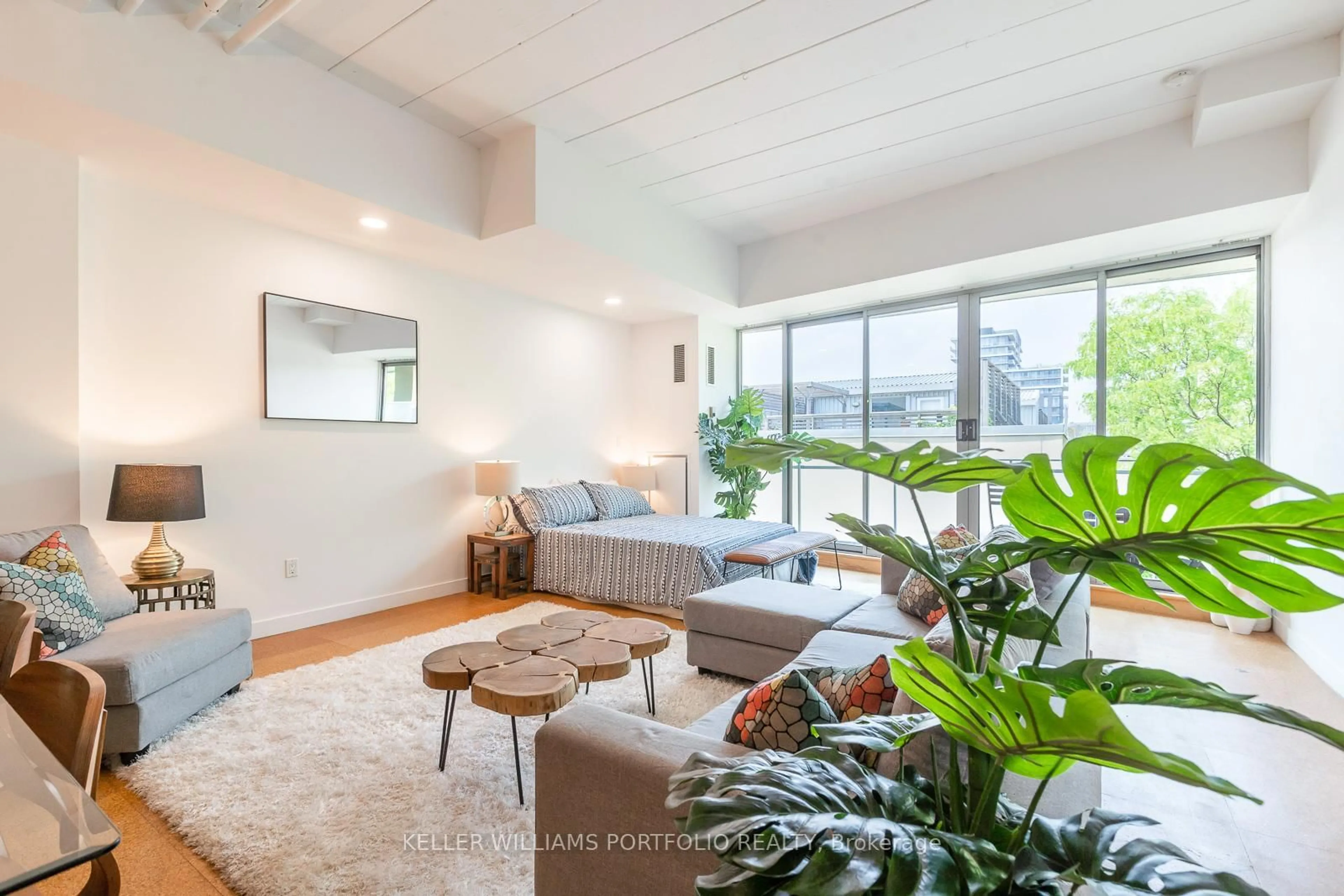 Living room with furniture, unknown for 160 Baldwin St #507, Toronto Ontario M5T 3K7
