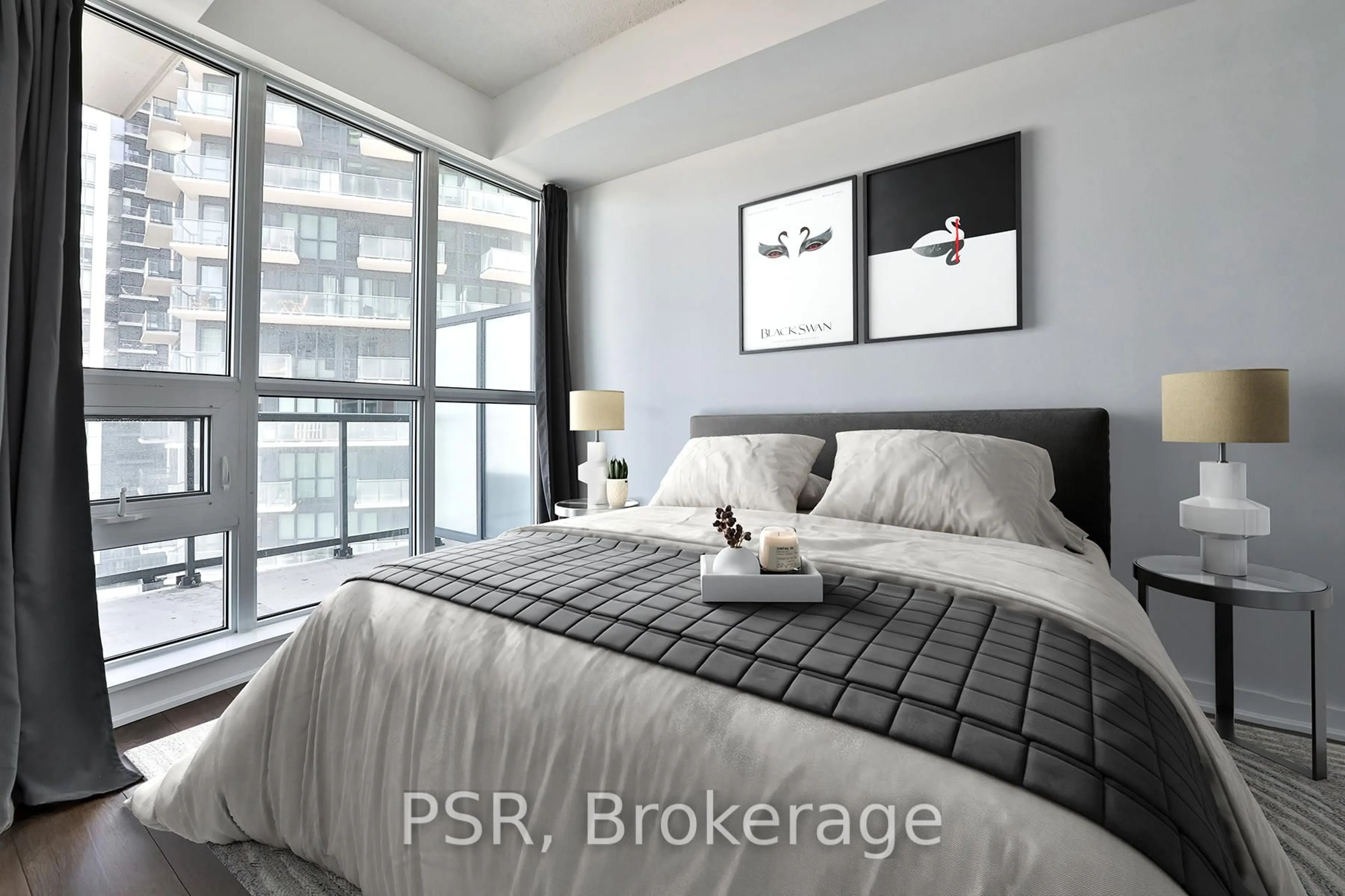 Bedroom with bed, unknown for 51 East Liberty St #1006, Toronto Ontario M6K 3P8