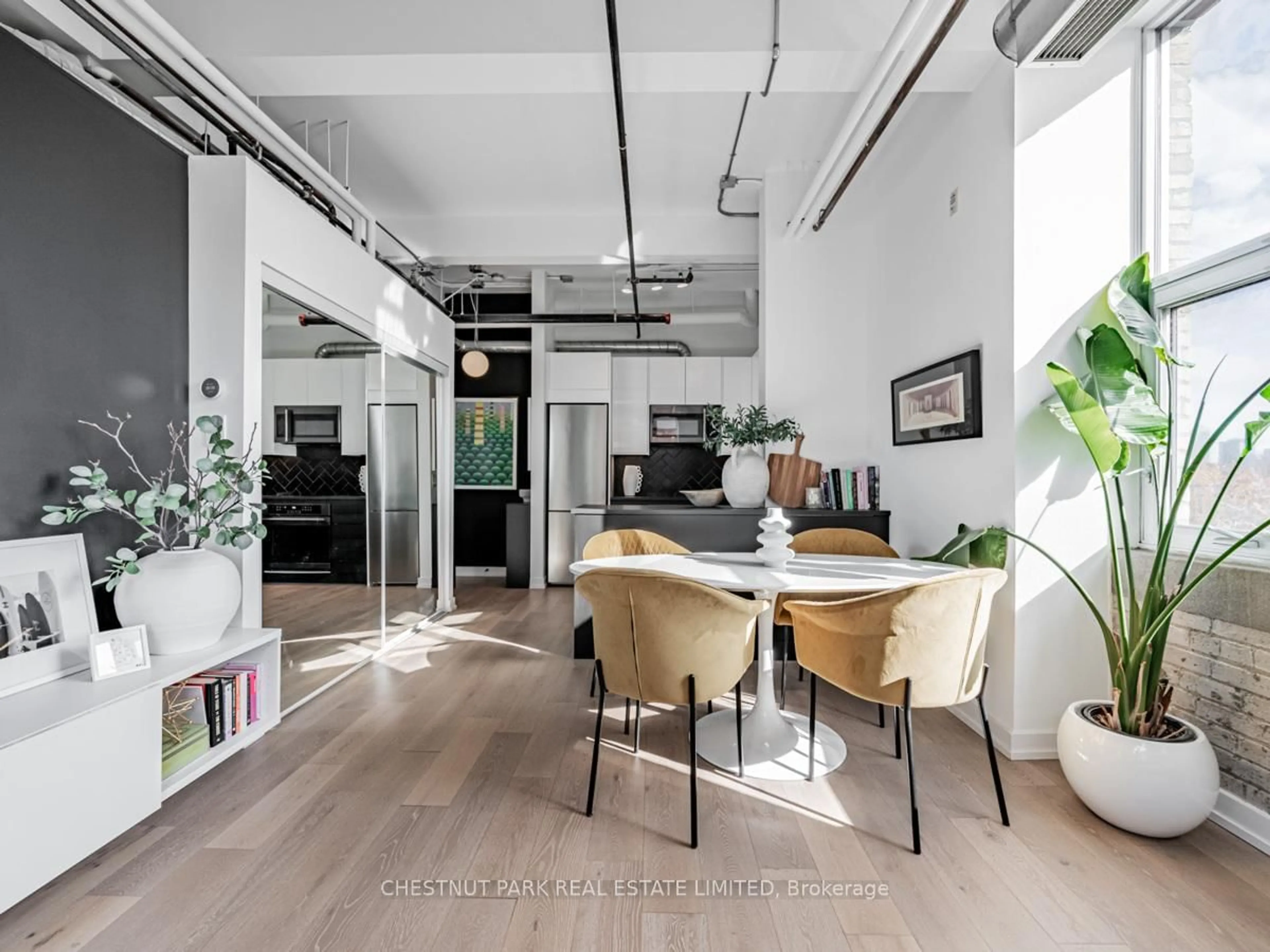 Open concept kitchen, unknown for 955 Queen St #526, Toronto Ontario M6J 3X5