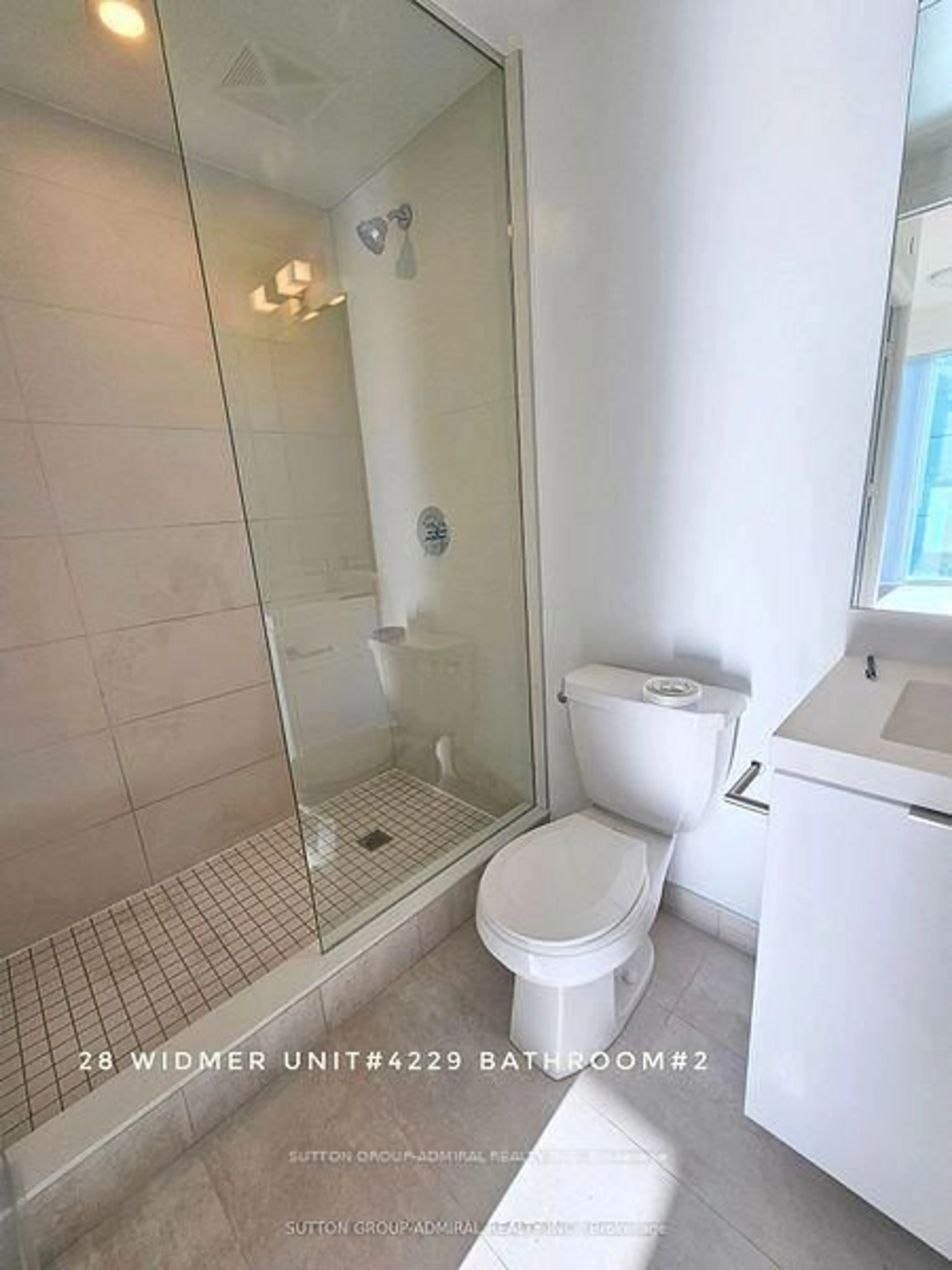Standard bathroom, unknown for 28 WIDMER St #4229, Toronto Ontario M5V 2E7