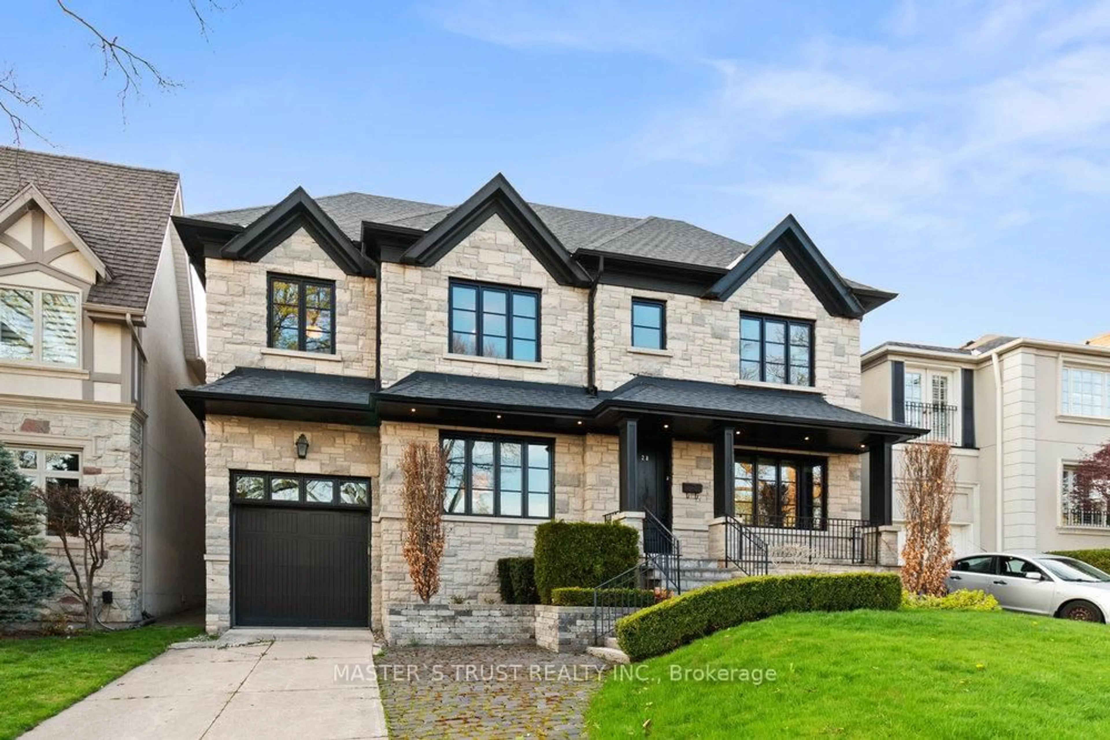 Home with brick exterior material, street for 28 Forest Ridge Dr, Toronto Ontario M6B 1H3